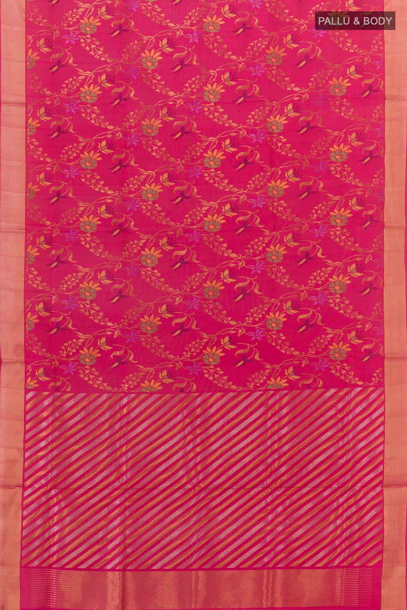 Pink Uppada Silk Saree