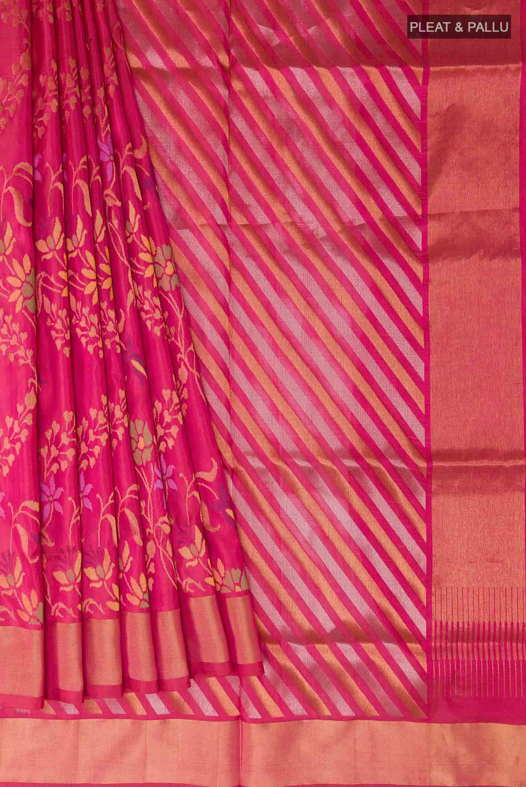Pink Uppada Silk Saree