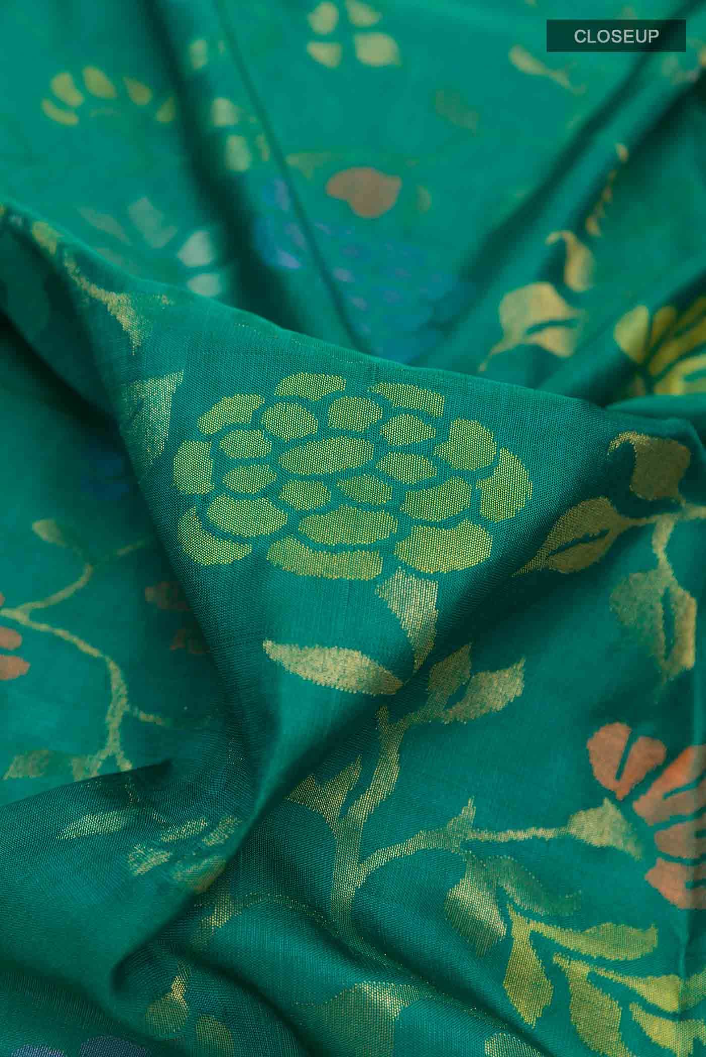 Green Uppada Silk Saree