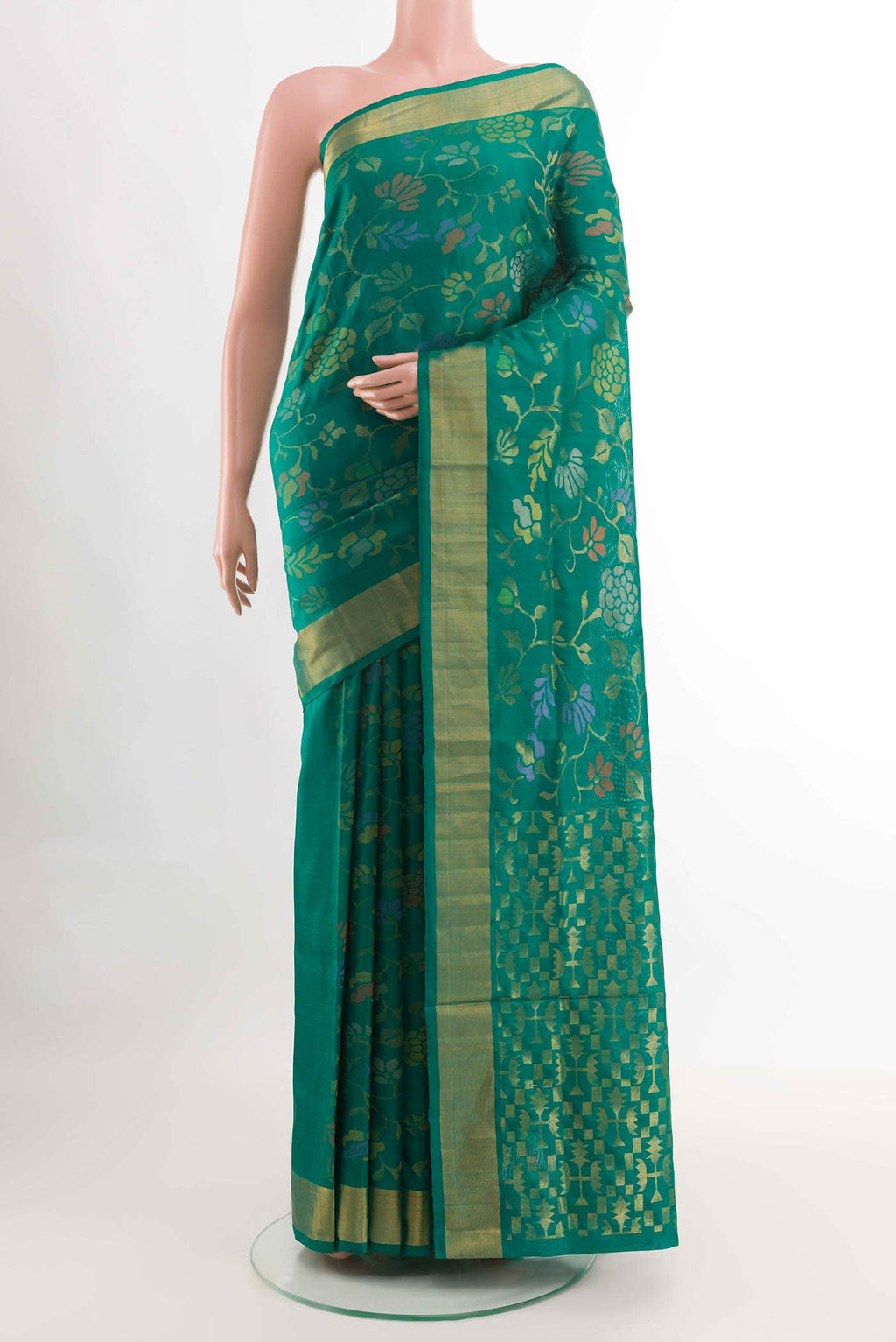 Green Uppada Silk Saree