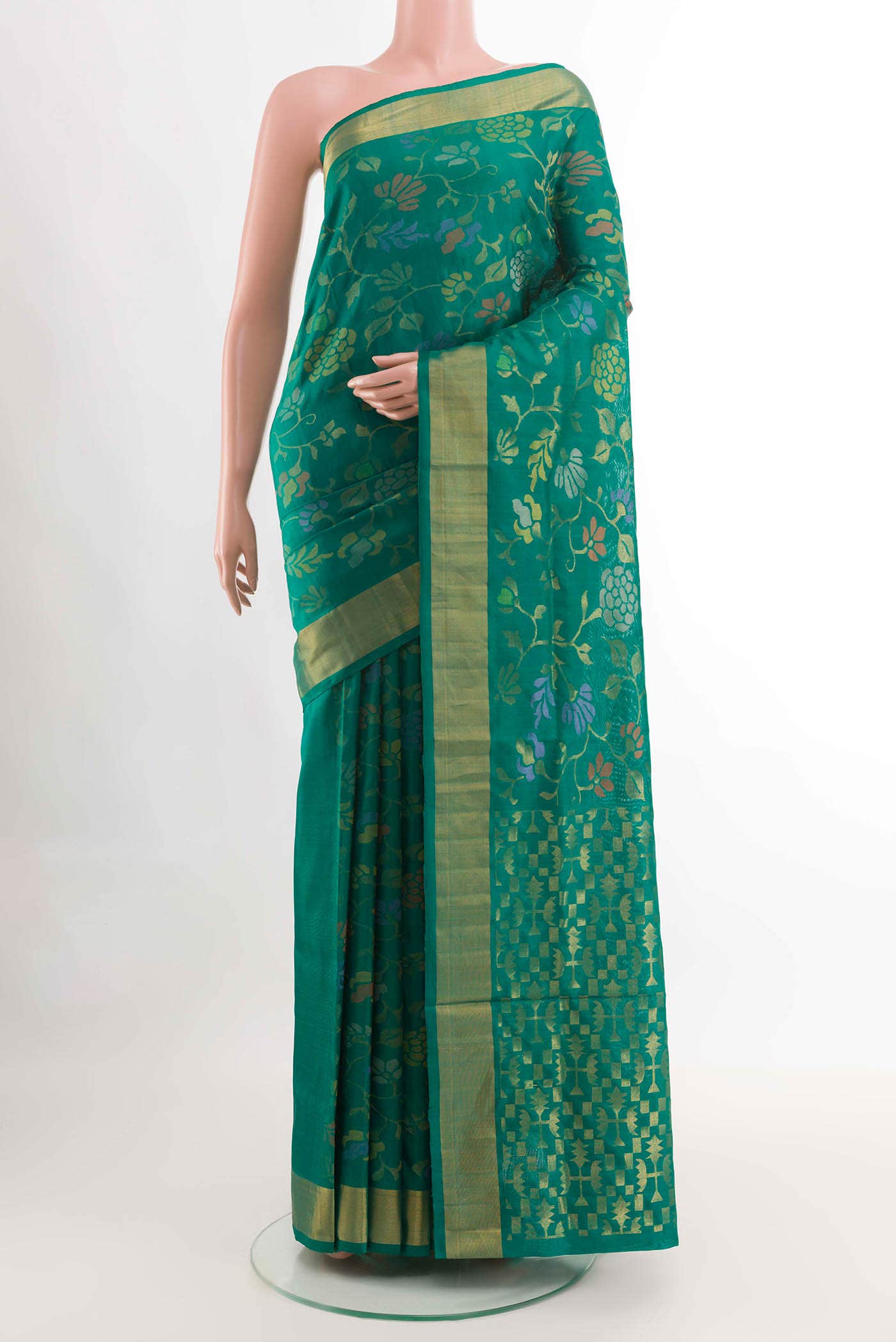 Green Uppada Silk Saree