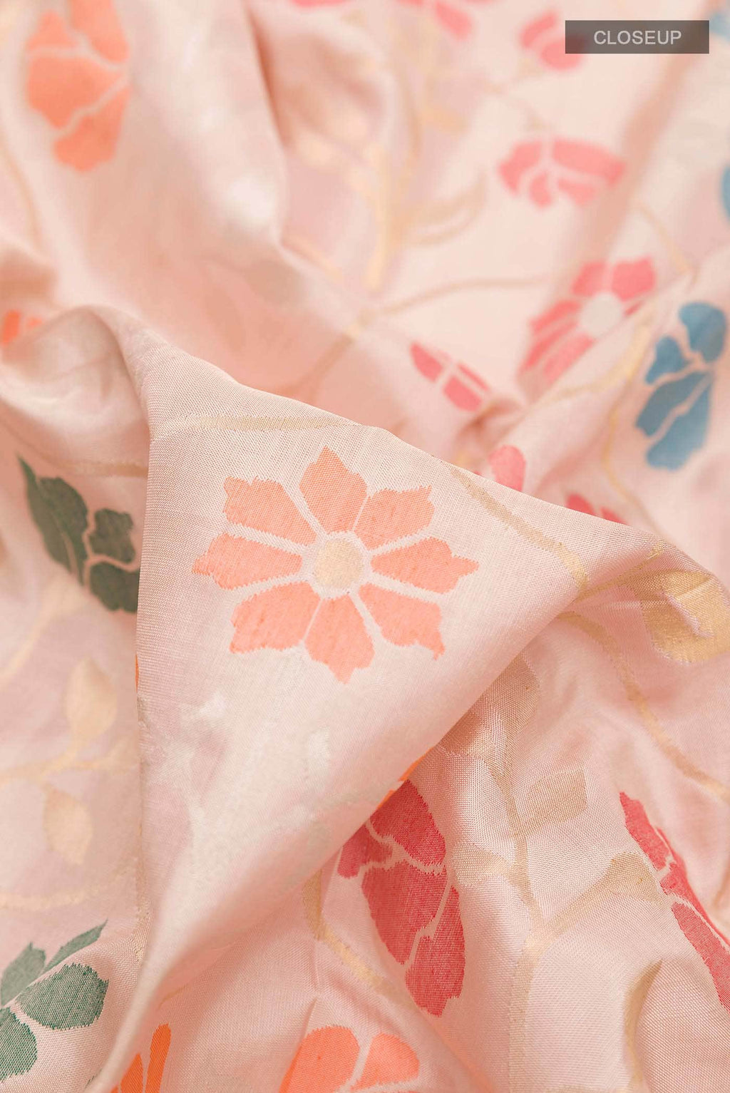 Cream Uppada Silk Saree