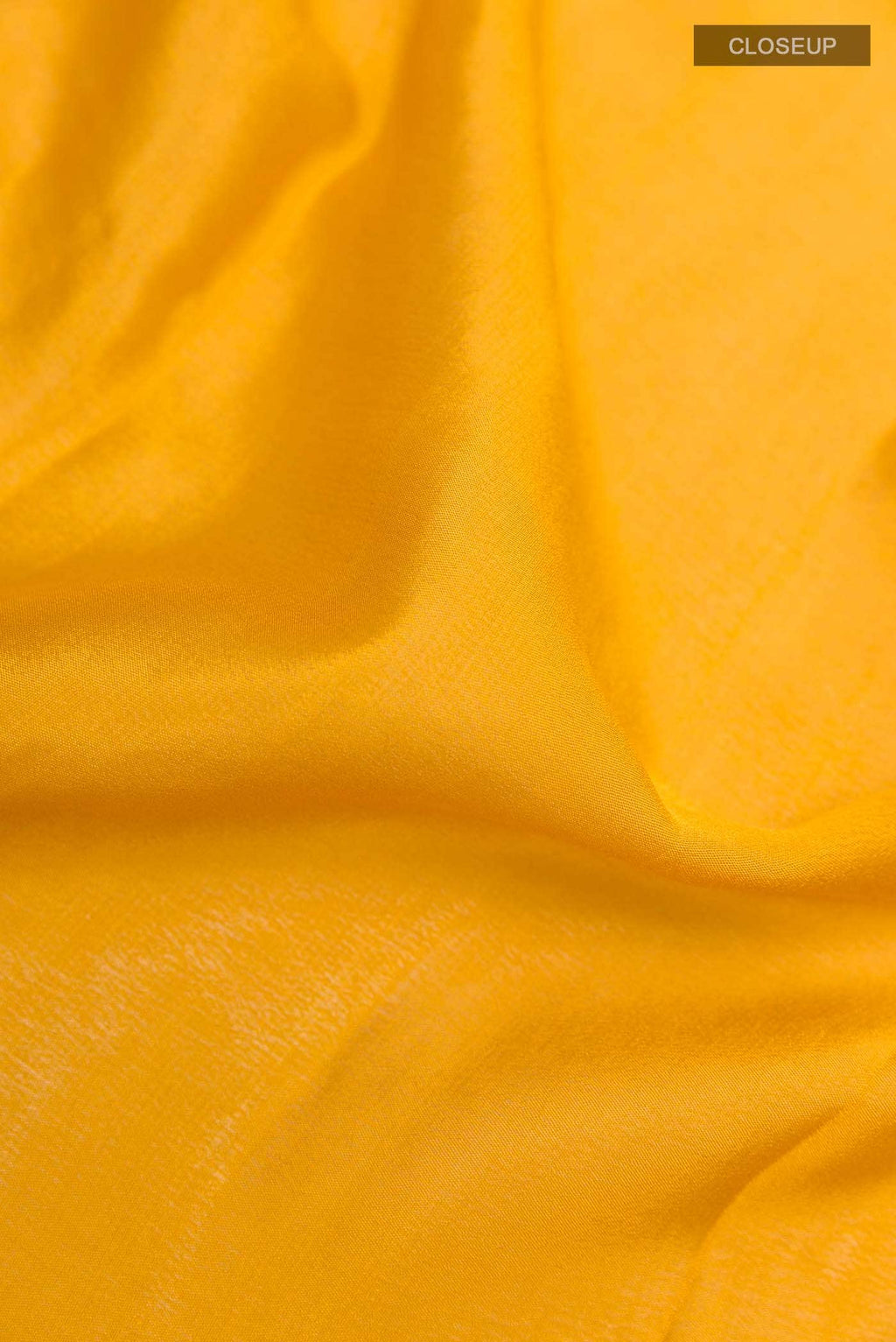 Yellow Banarasi Georgette Saree