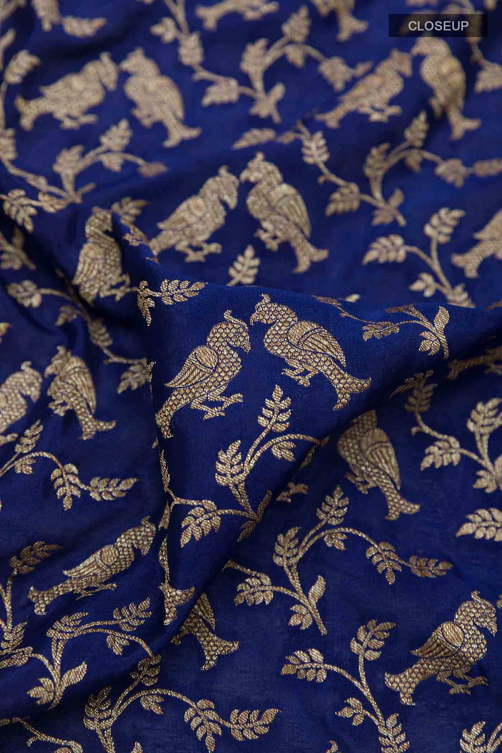 Blue Banarasi Georgette Saree