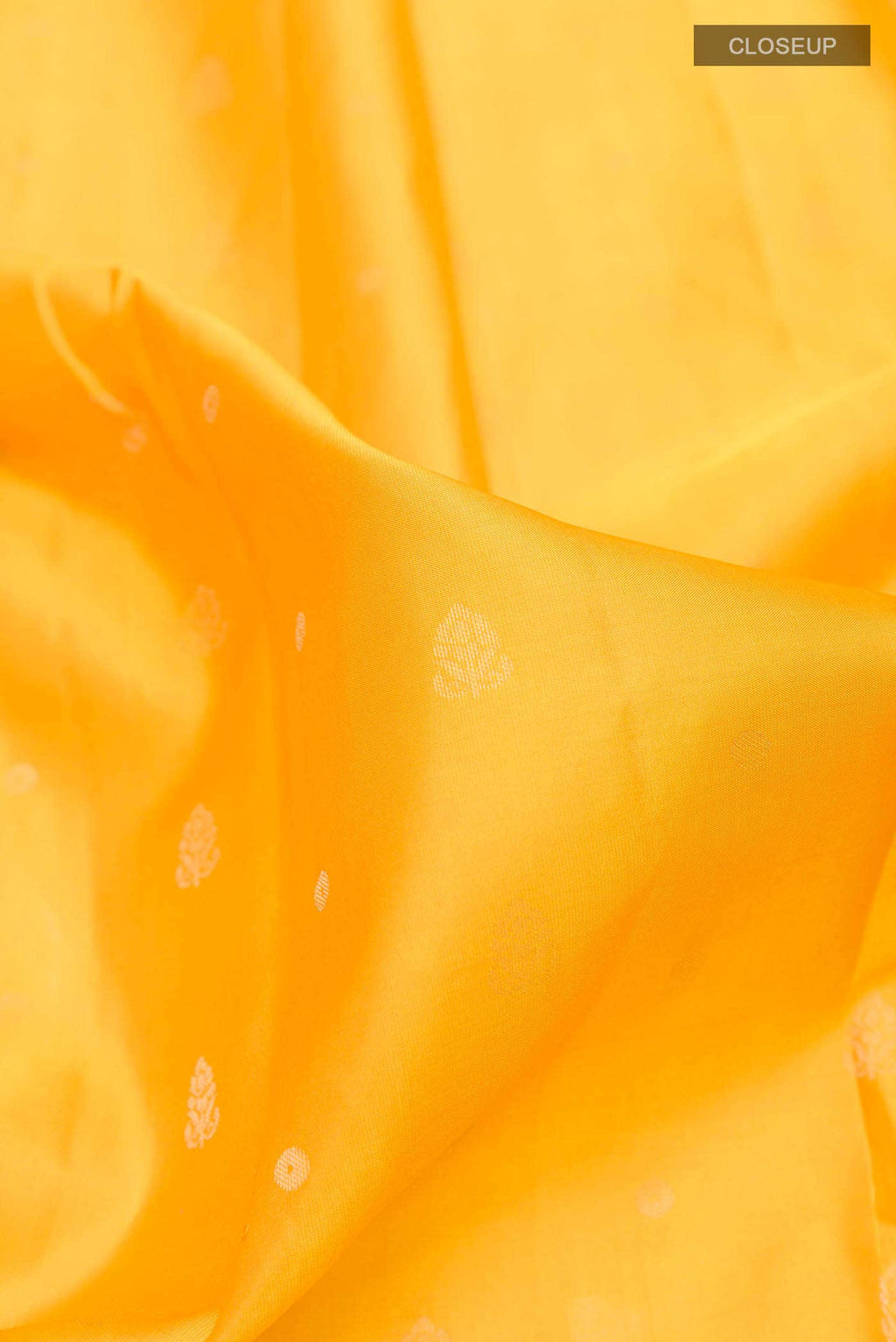 Yellow Kanchipuram Silk Saree