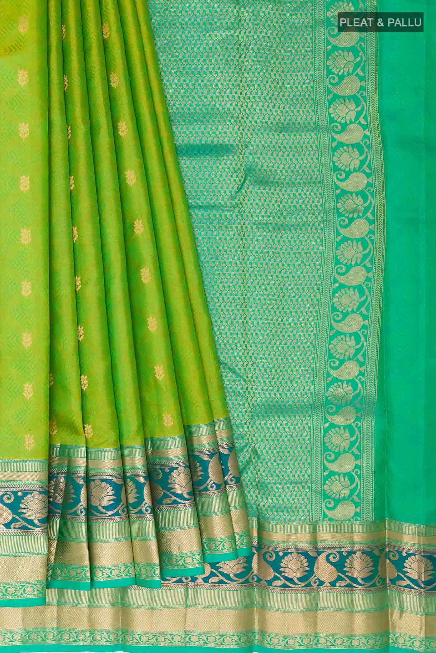 Green Kanchipuram Silk Saree