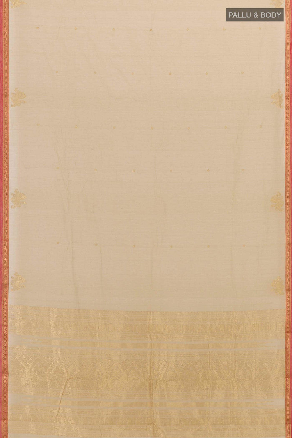 Beige Kanchi Cotton Saree