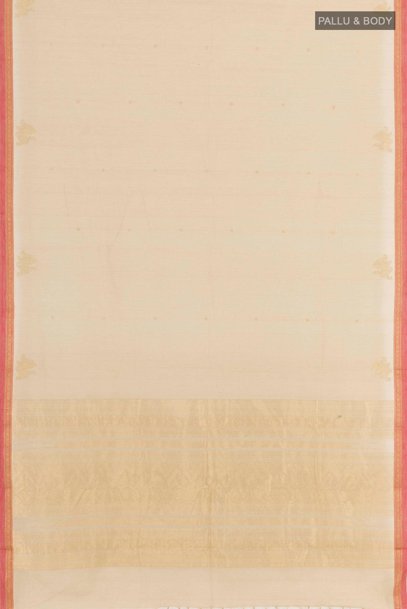 Beige Kanchi Cotton Saree
