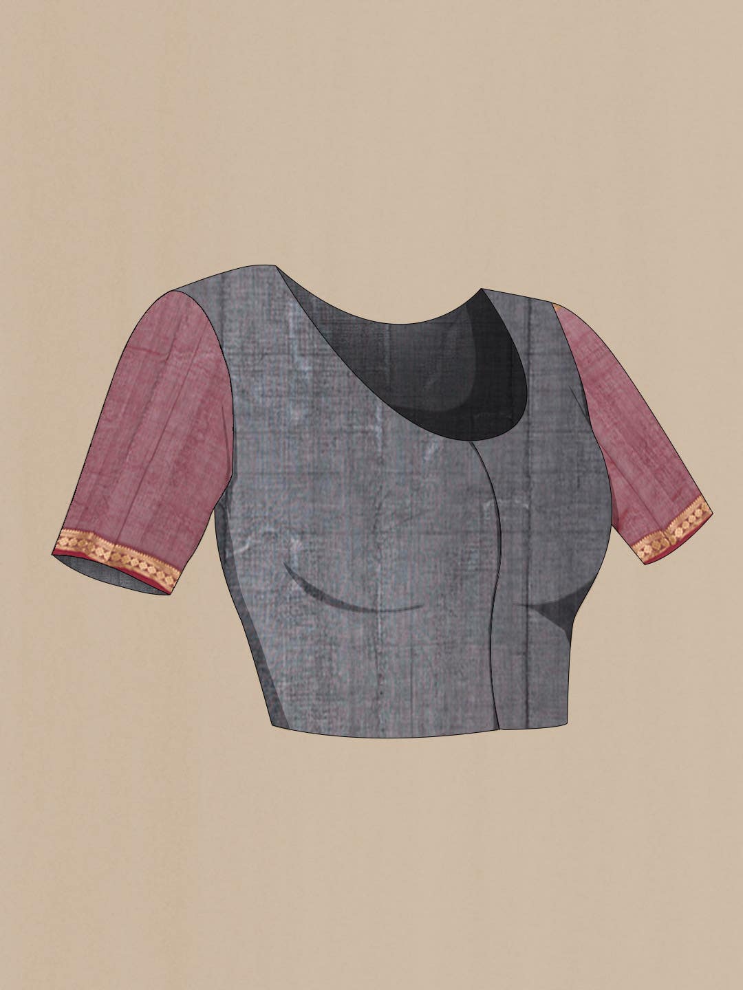 Black Kanchi Cotton Saree