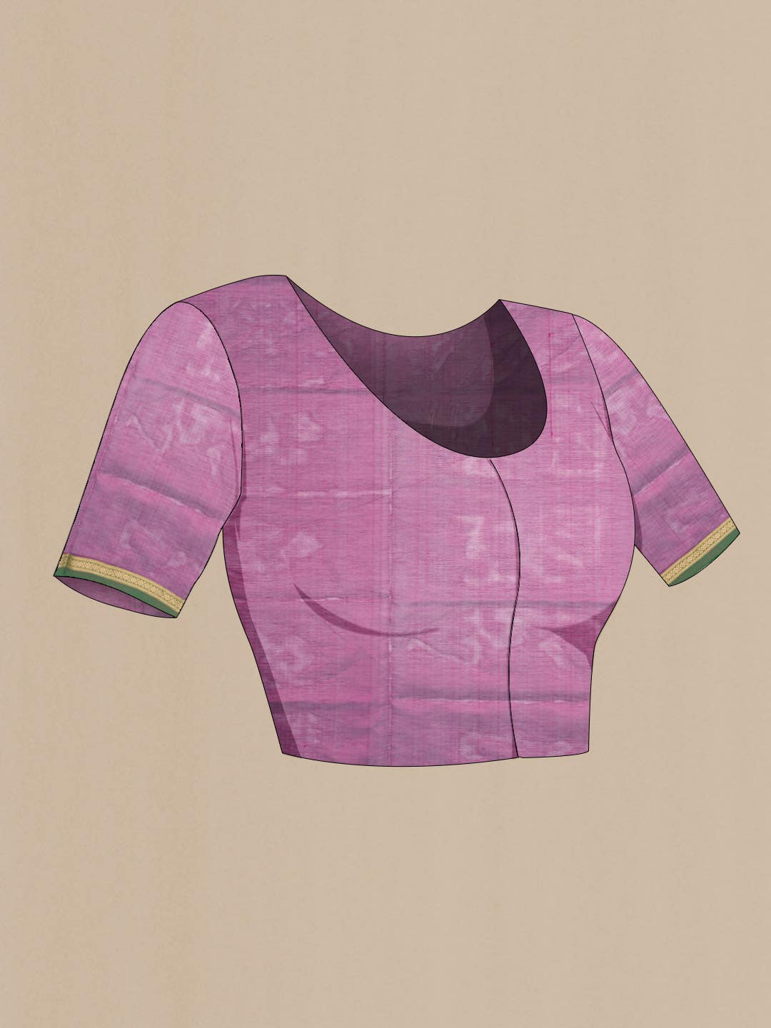 Purple Poly Cotton Saree