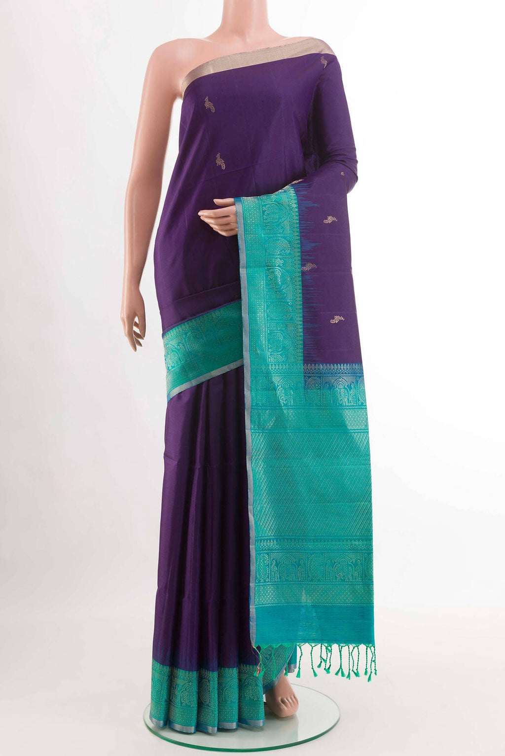 Purple Soft Silk Saree