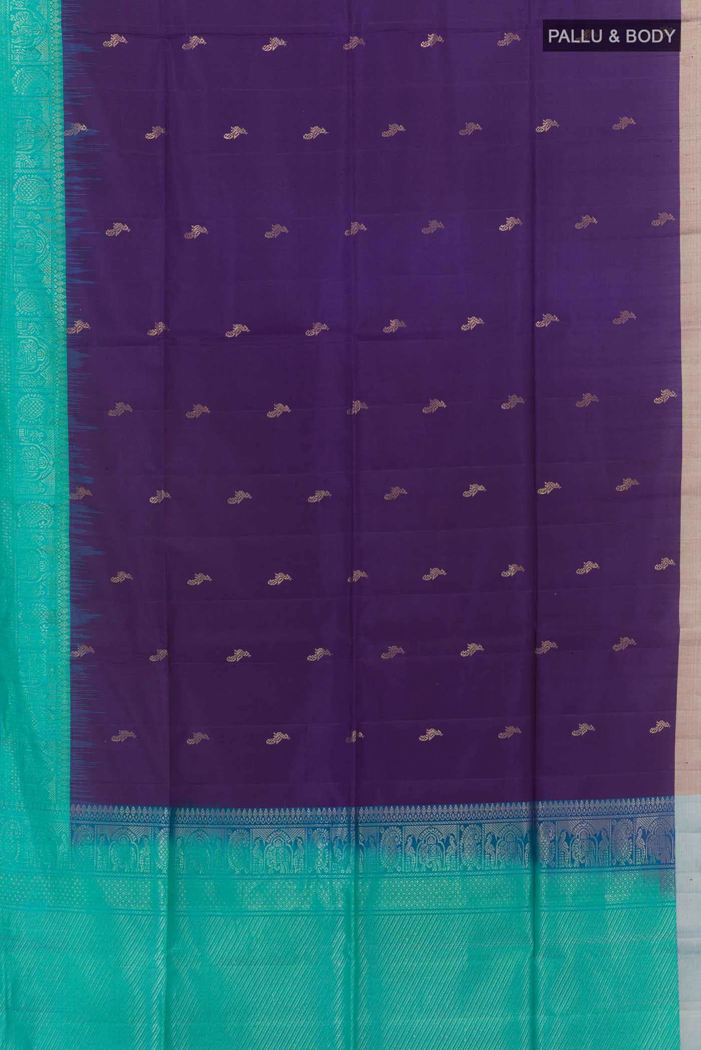 Purple Soft Silk Saree