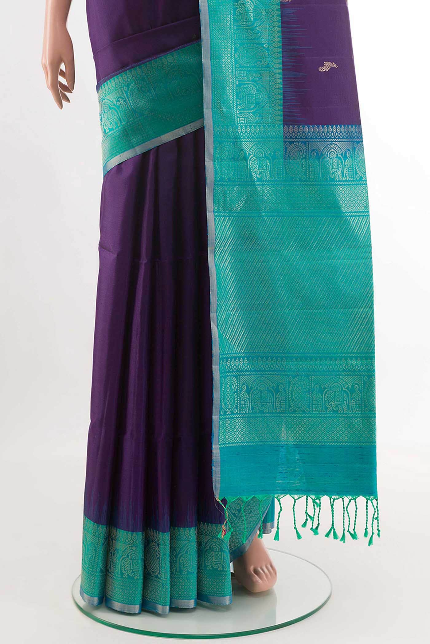 Purple Soft Silk Saree
