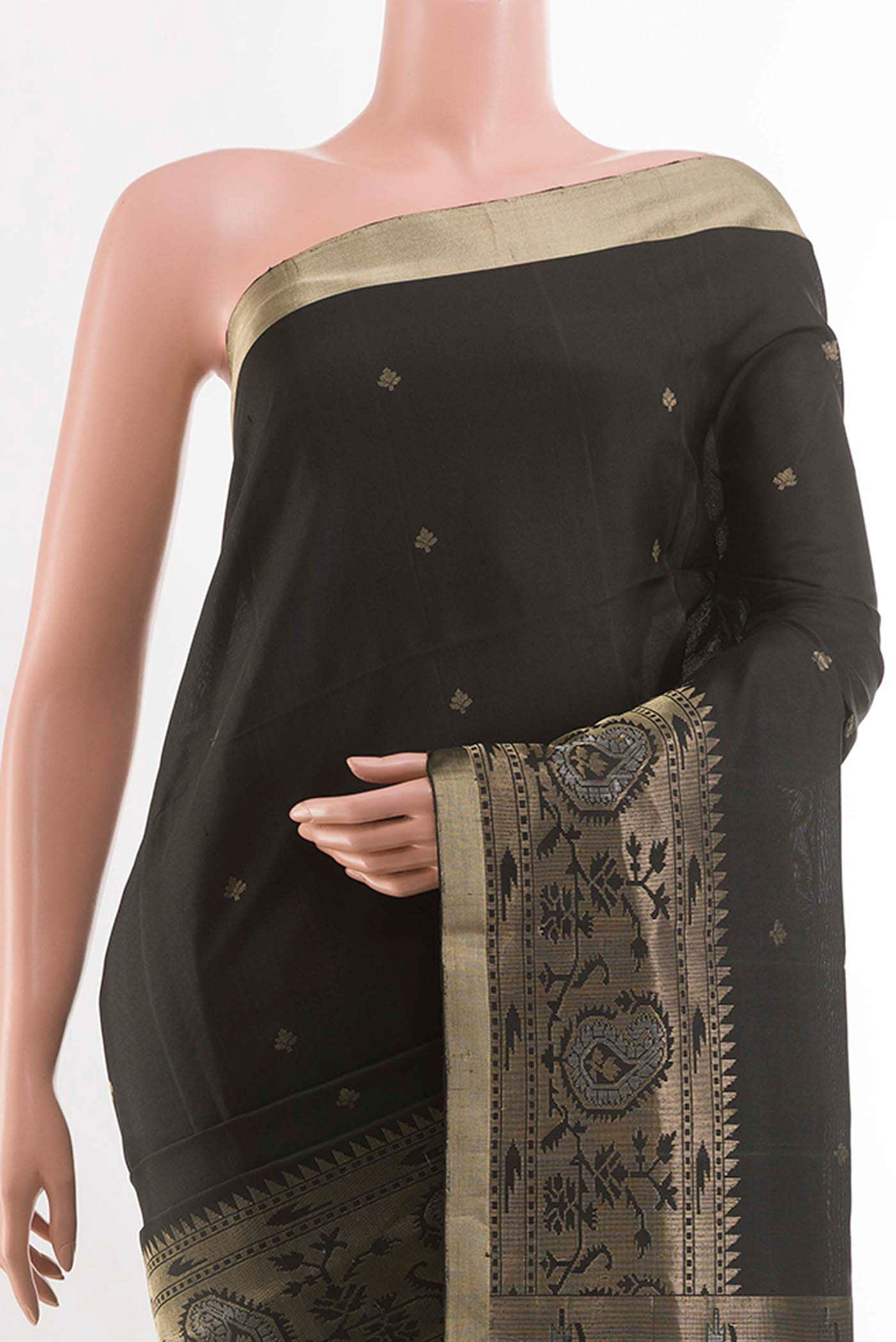 Black Soft Silk Saree