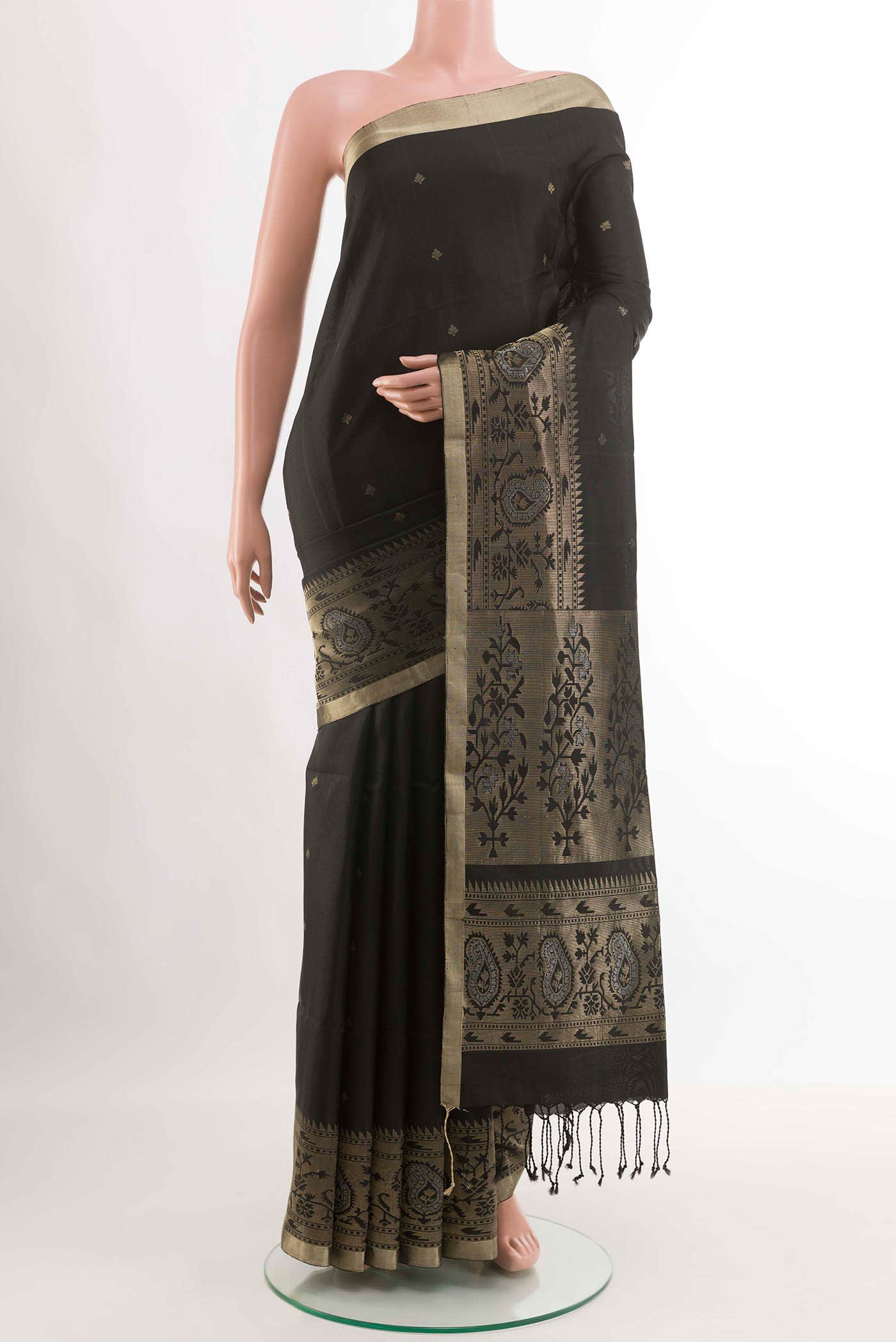 Black Soft Silk Saree