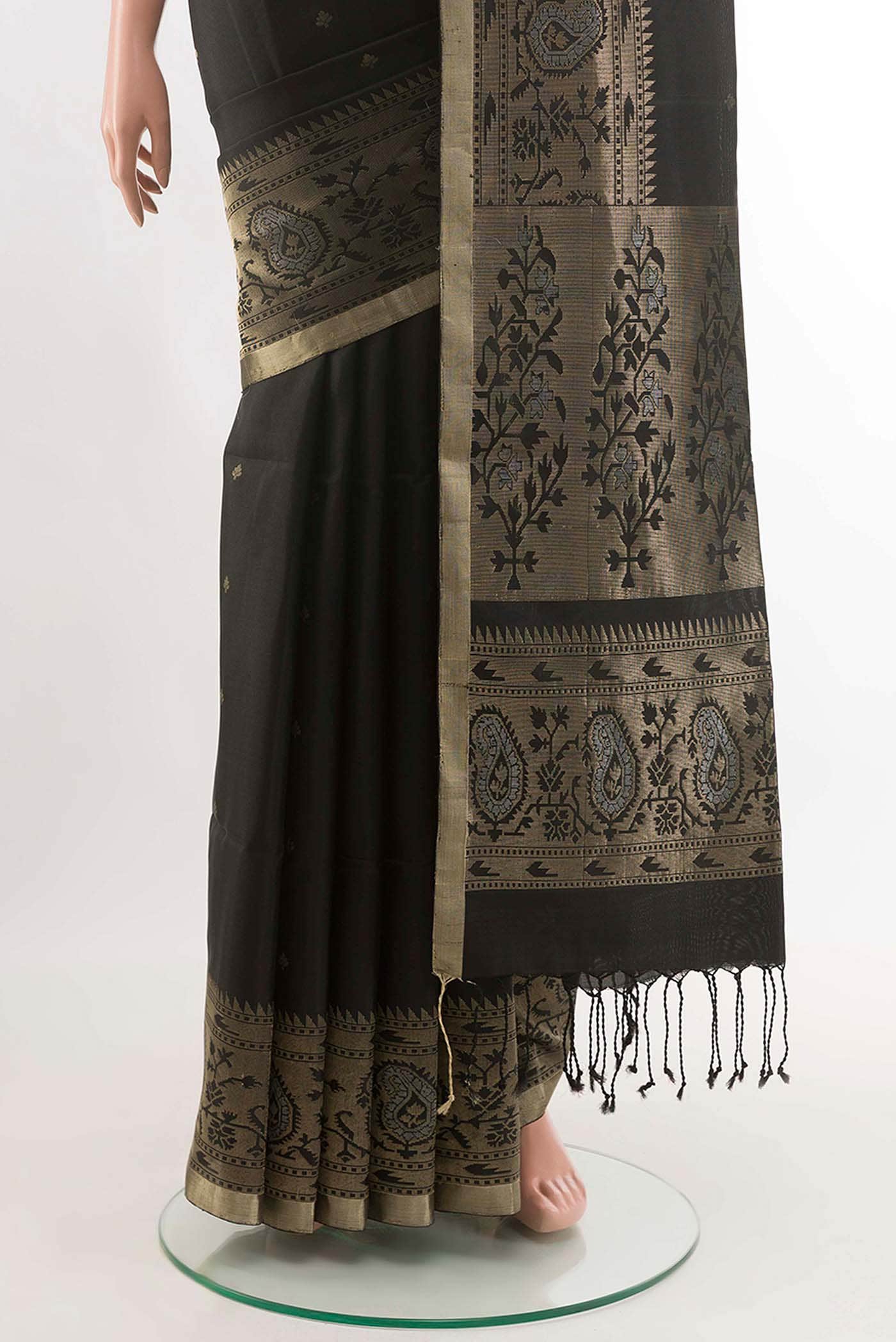 Black Soft Silk Saree