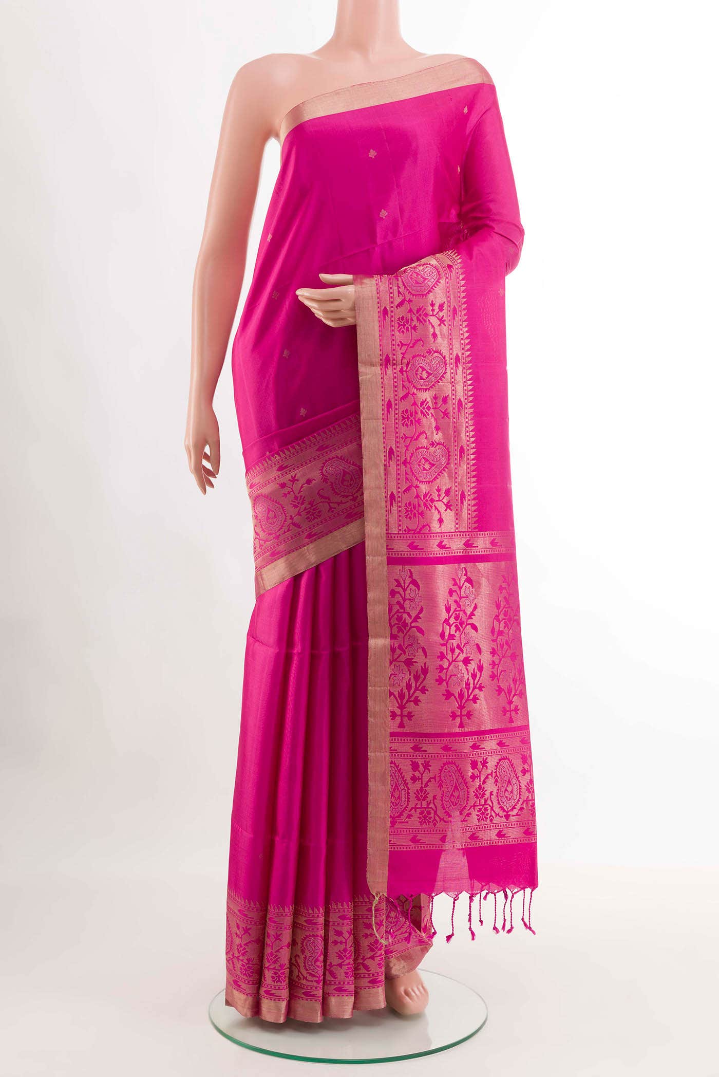 Pink Soft Silk Saree