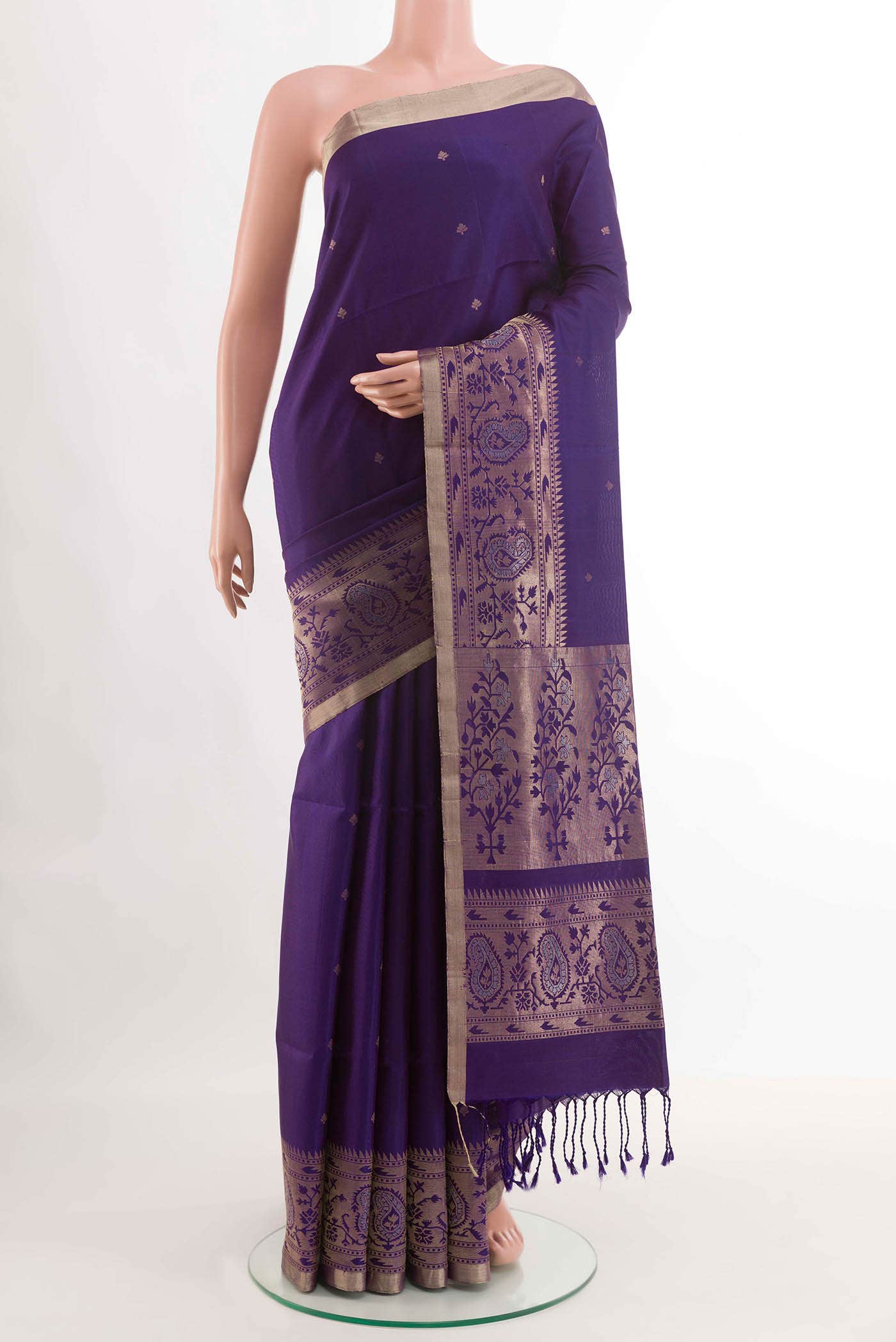 Purple Soft Silk Saree