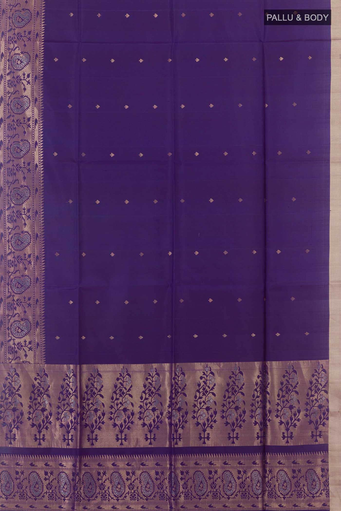 Purple Soft Silk Saree