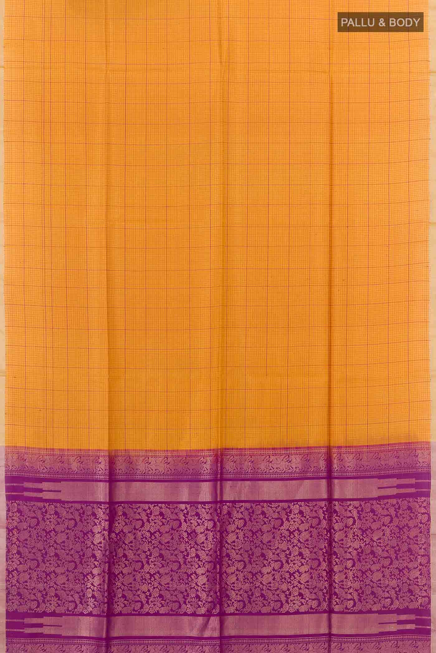 Mustard Soft Silk Saree
