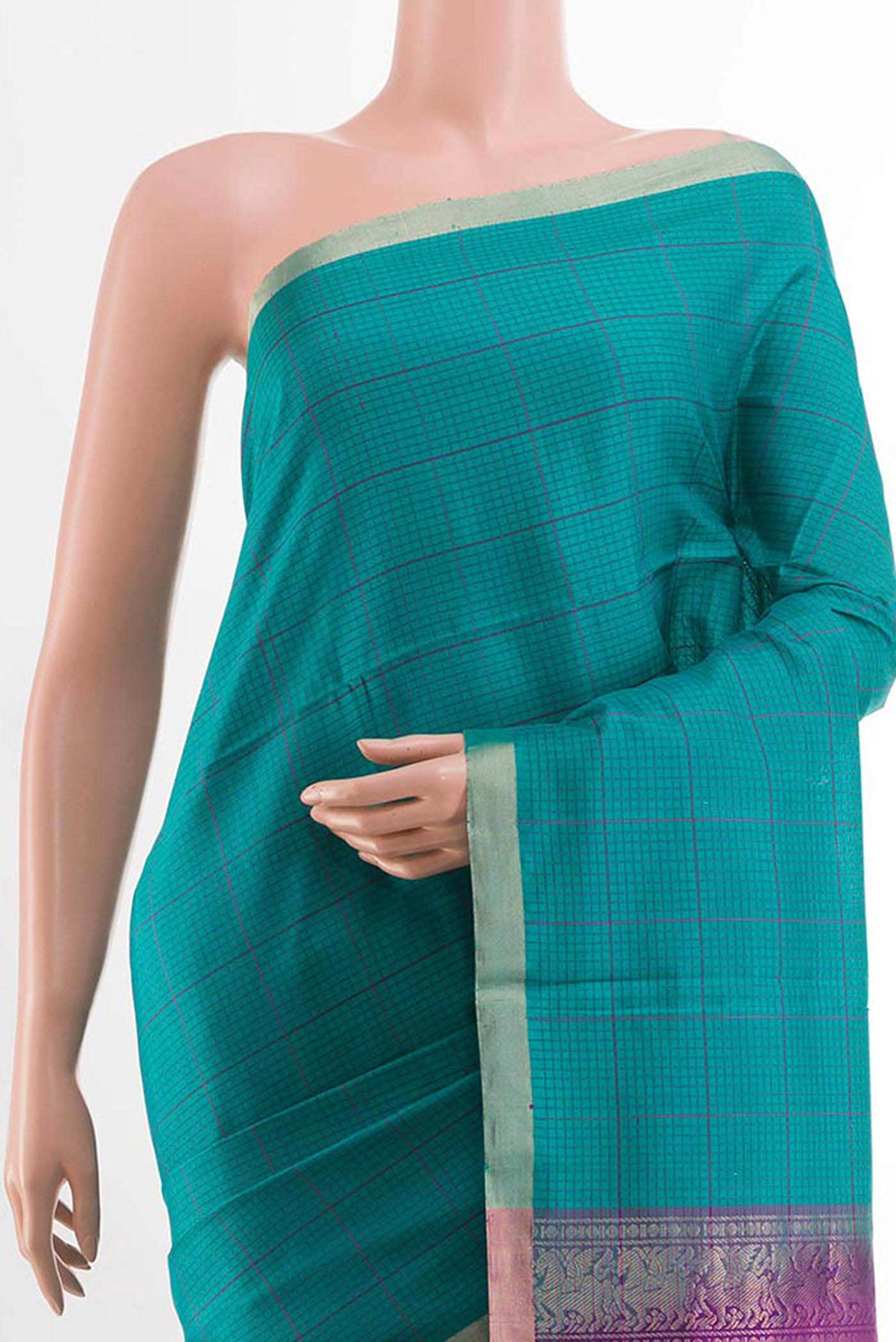 Blue Soft Silk Saree