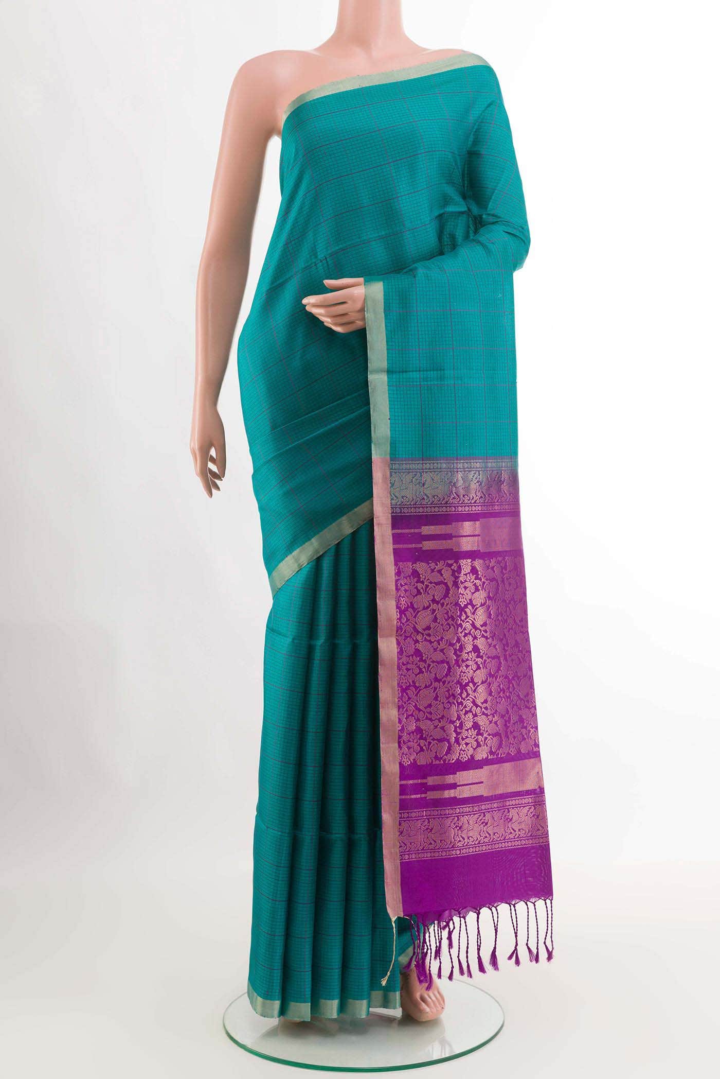 Blue Soft Silk Saree