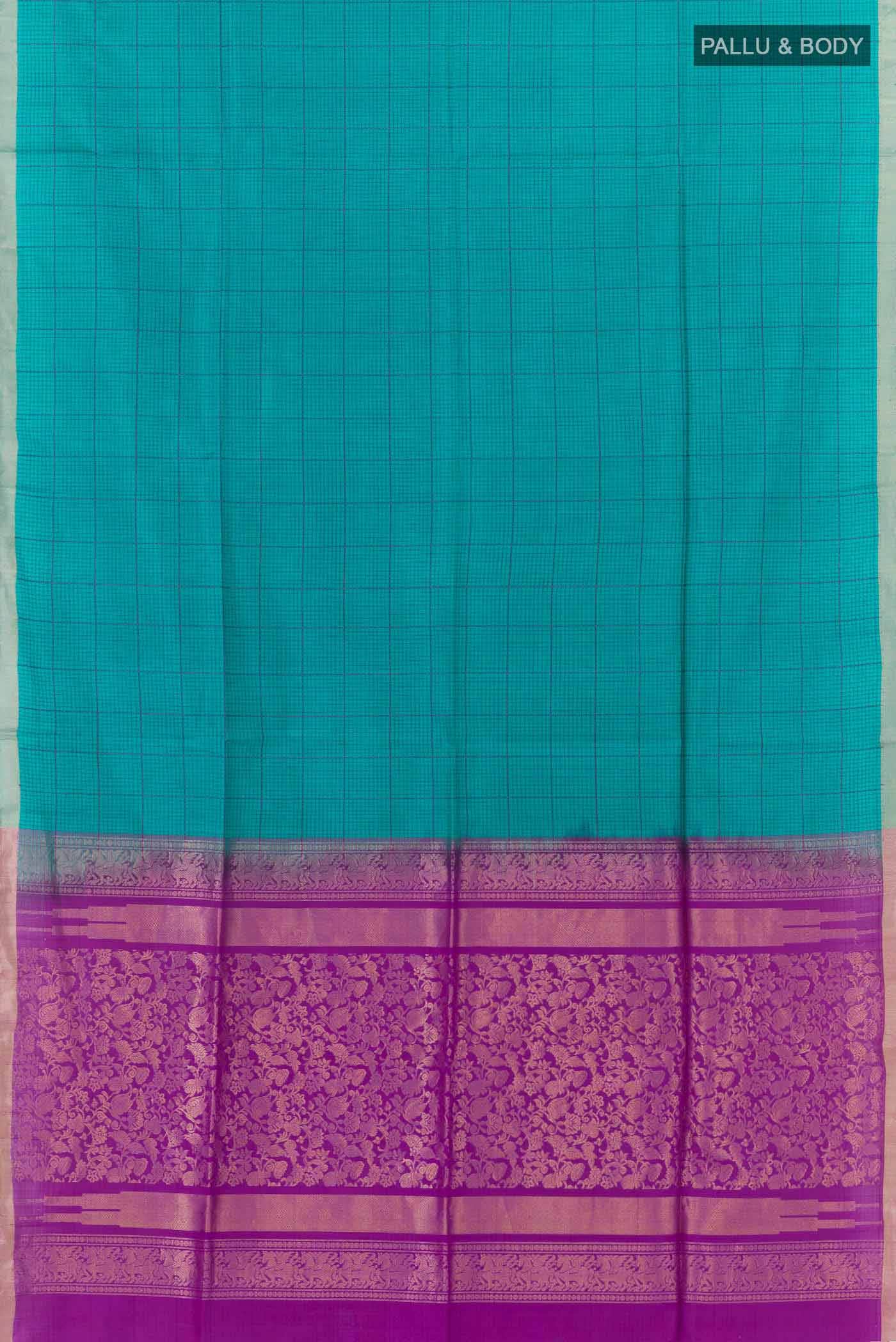 Blue Soft Silk Saree