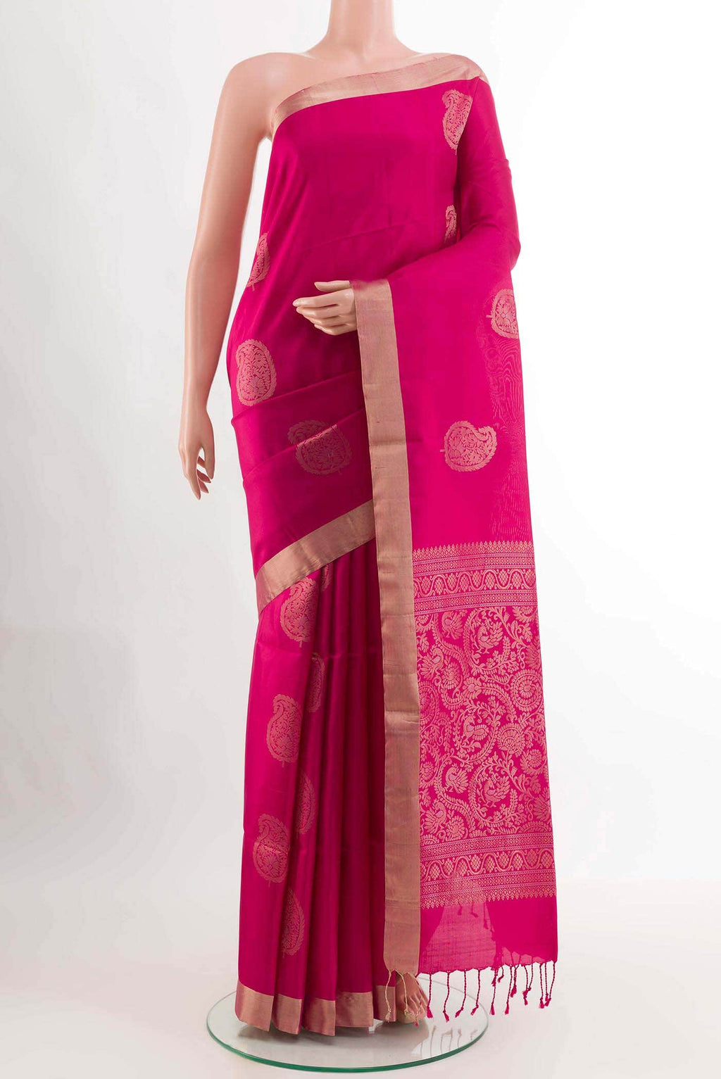Pink Soft Silk Saree