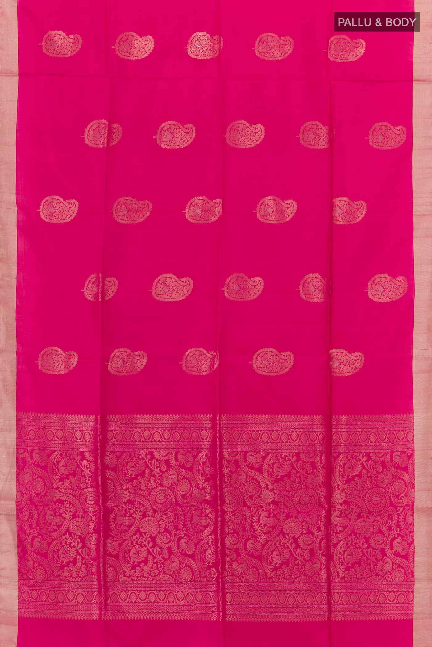 Pink Soft Silk Saree