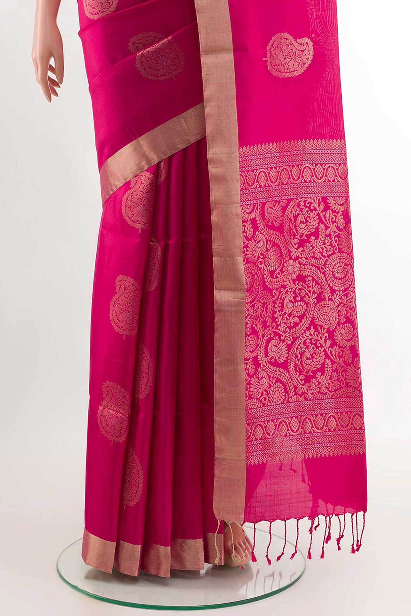 Pink Soft Silk Saree