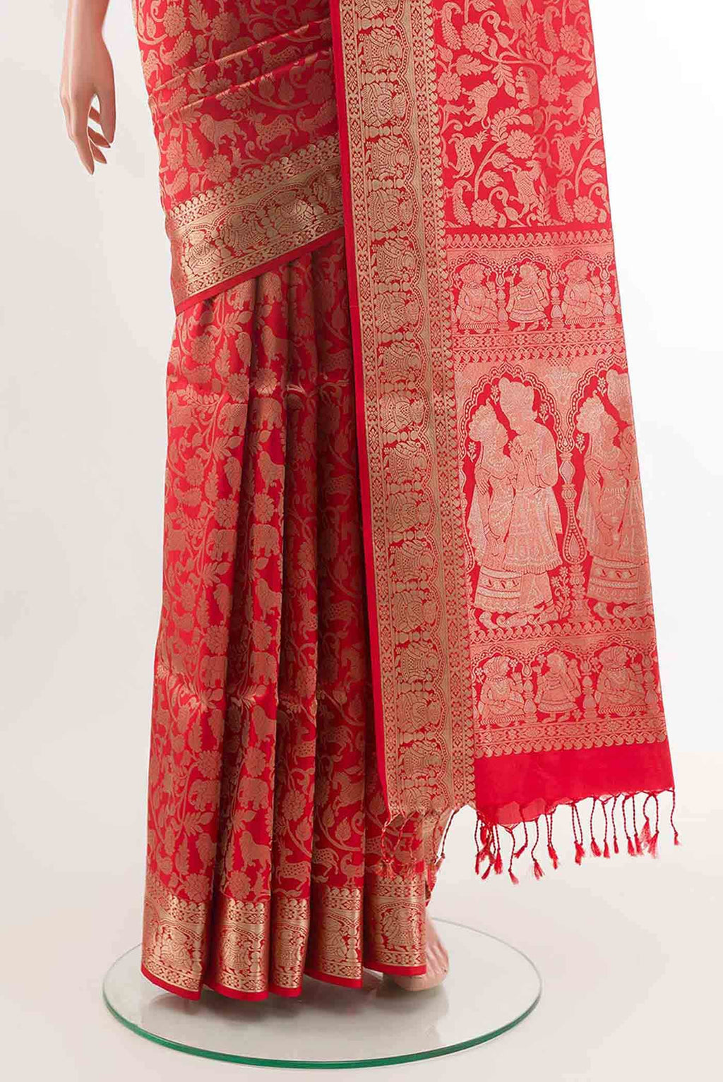 Red Soft Silk Saree