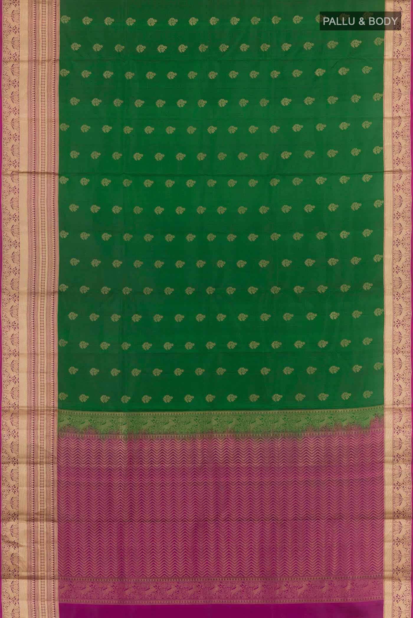 Green Kanchipuram Silk Saree