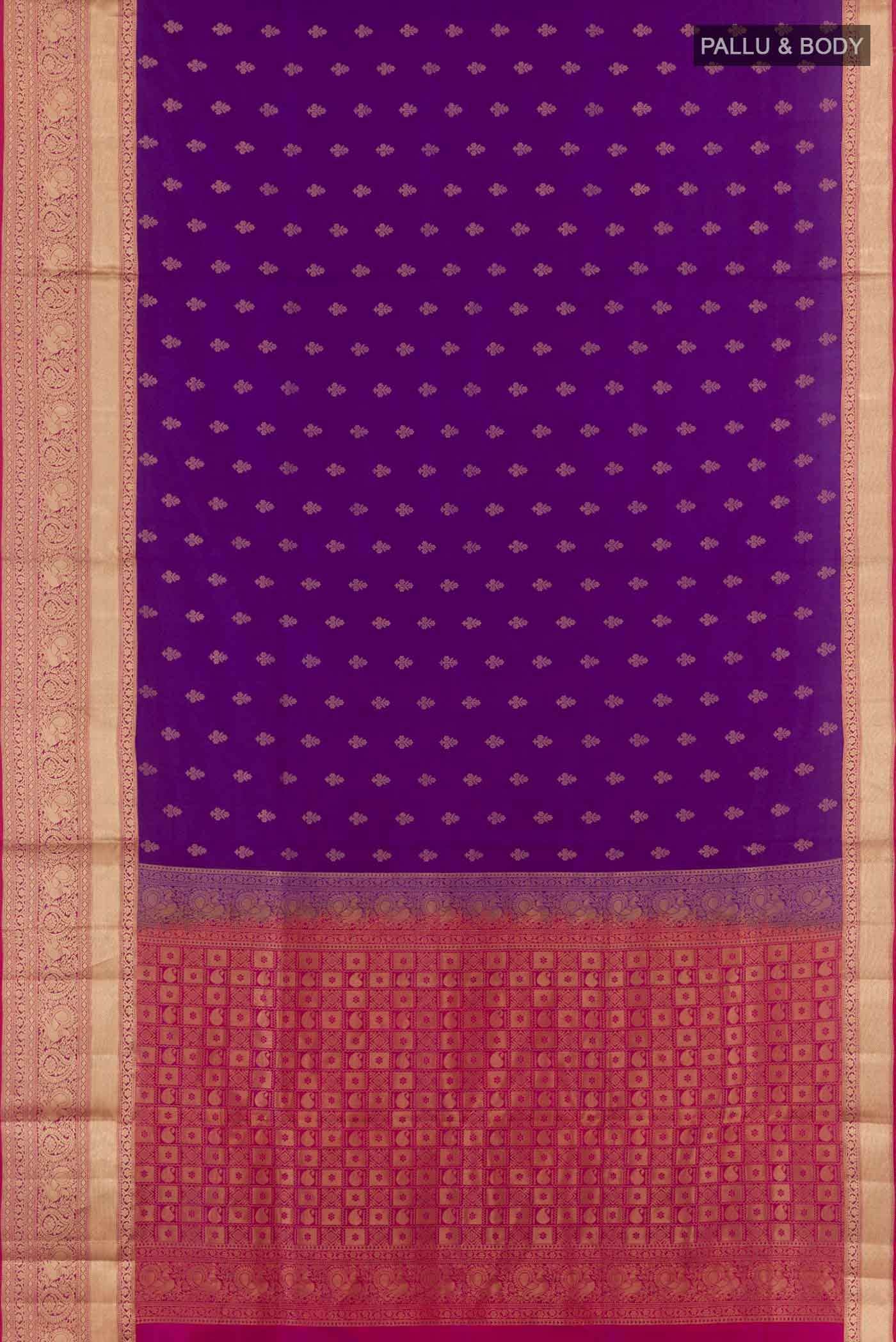 Purple Soft Silk Saree