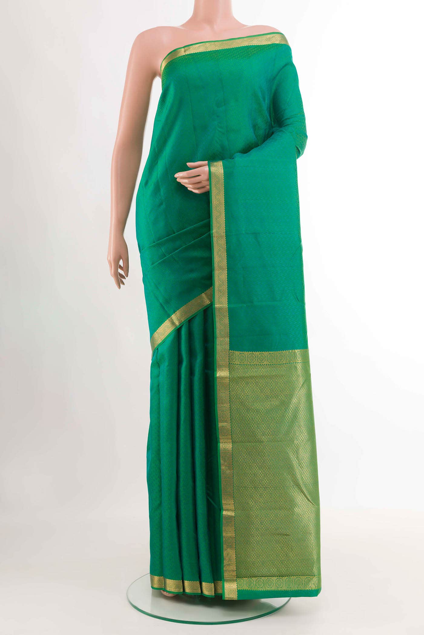 Green Kanchipuram Silk Saree