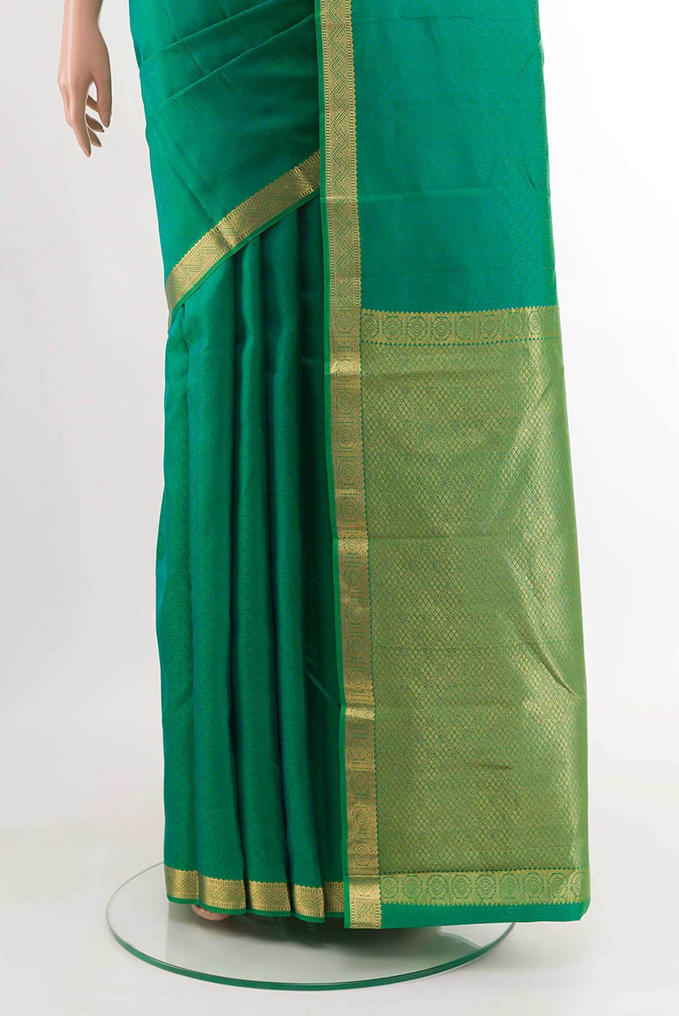 Green Kanchipuram Silk Saree