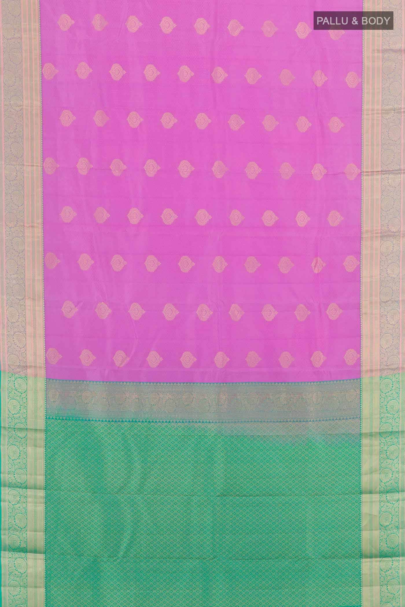 Lavender Dual Tone Kanchipuram Silk Saree