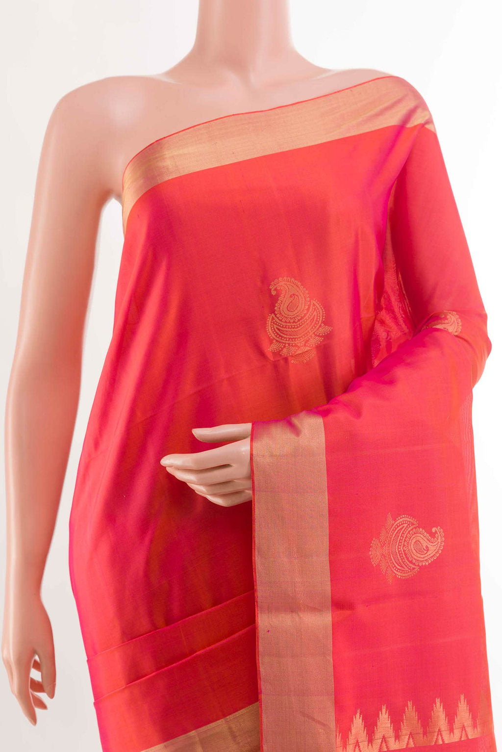 Orange Soft Silk Saree
