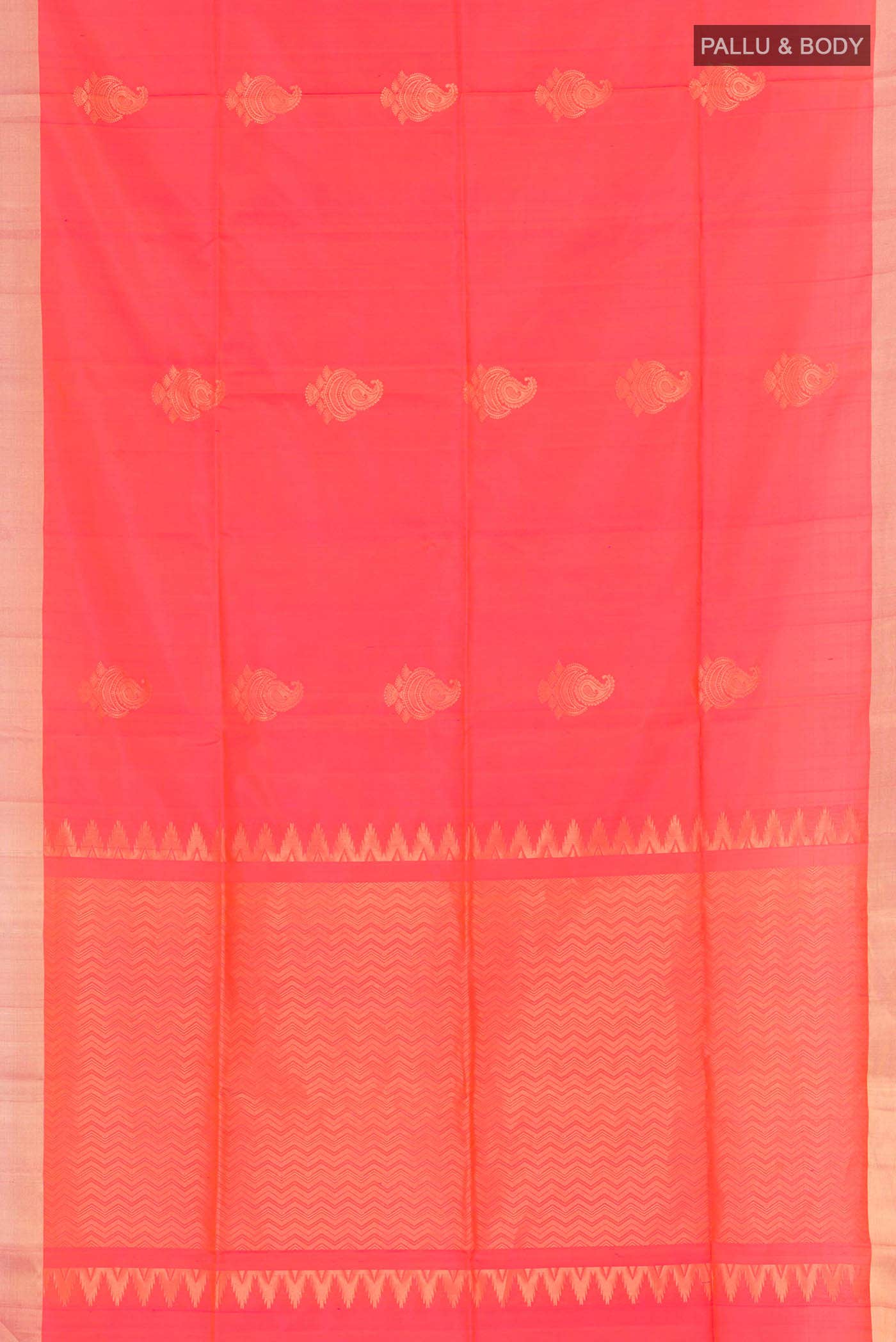 Orange Soft Silk Saree