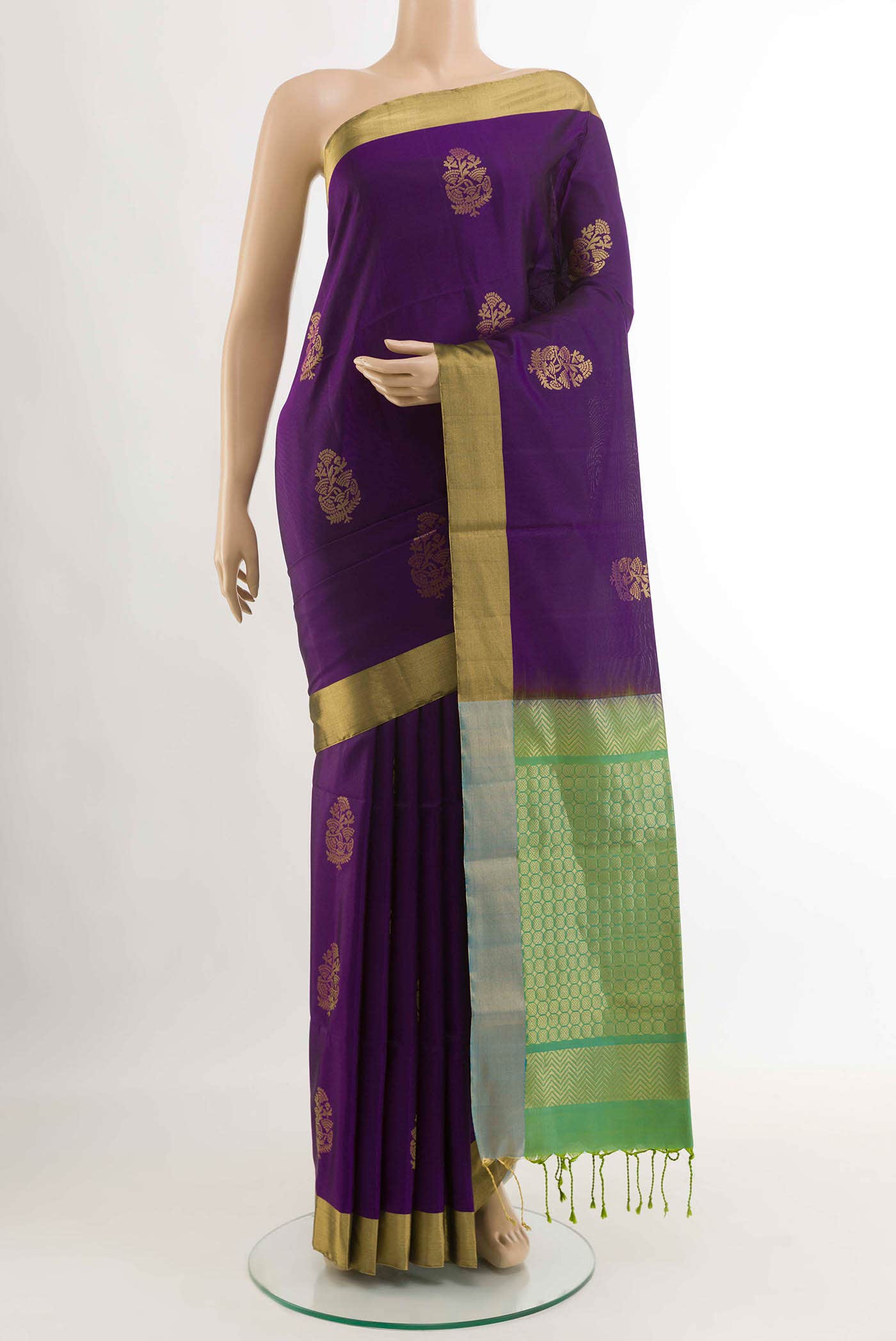Purple Soft Silk Saree