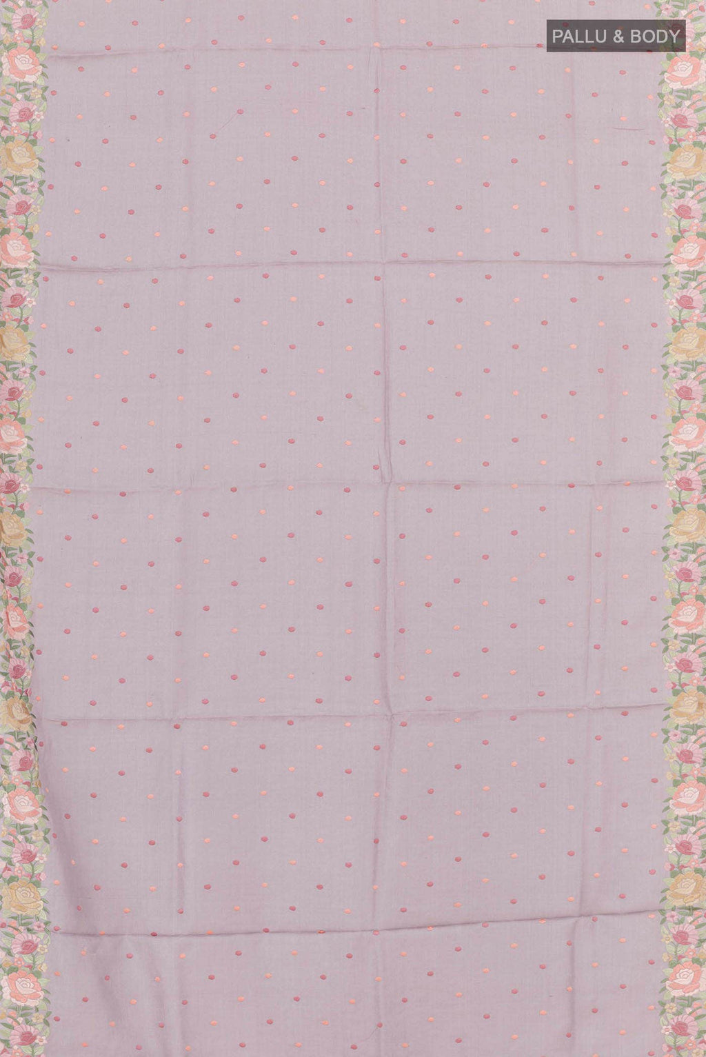 Lilac Tussar Saree