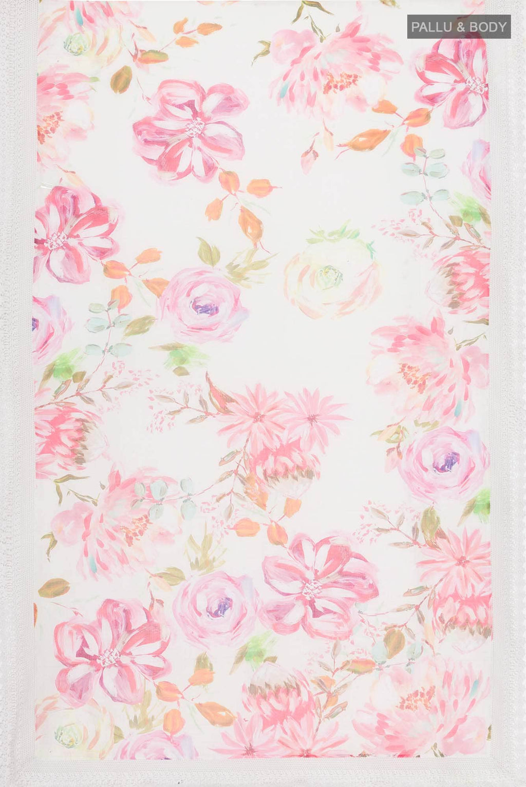 Off White Linen Cotton Saree