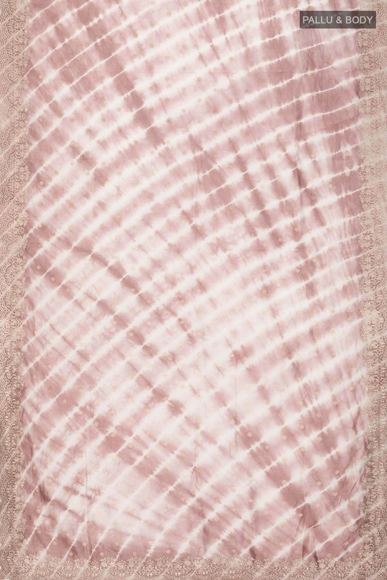Mauve Bhagalpuri Tussar Silk Saree