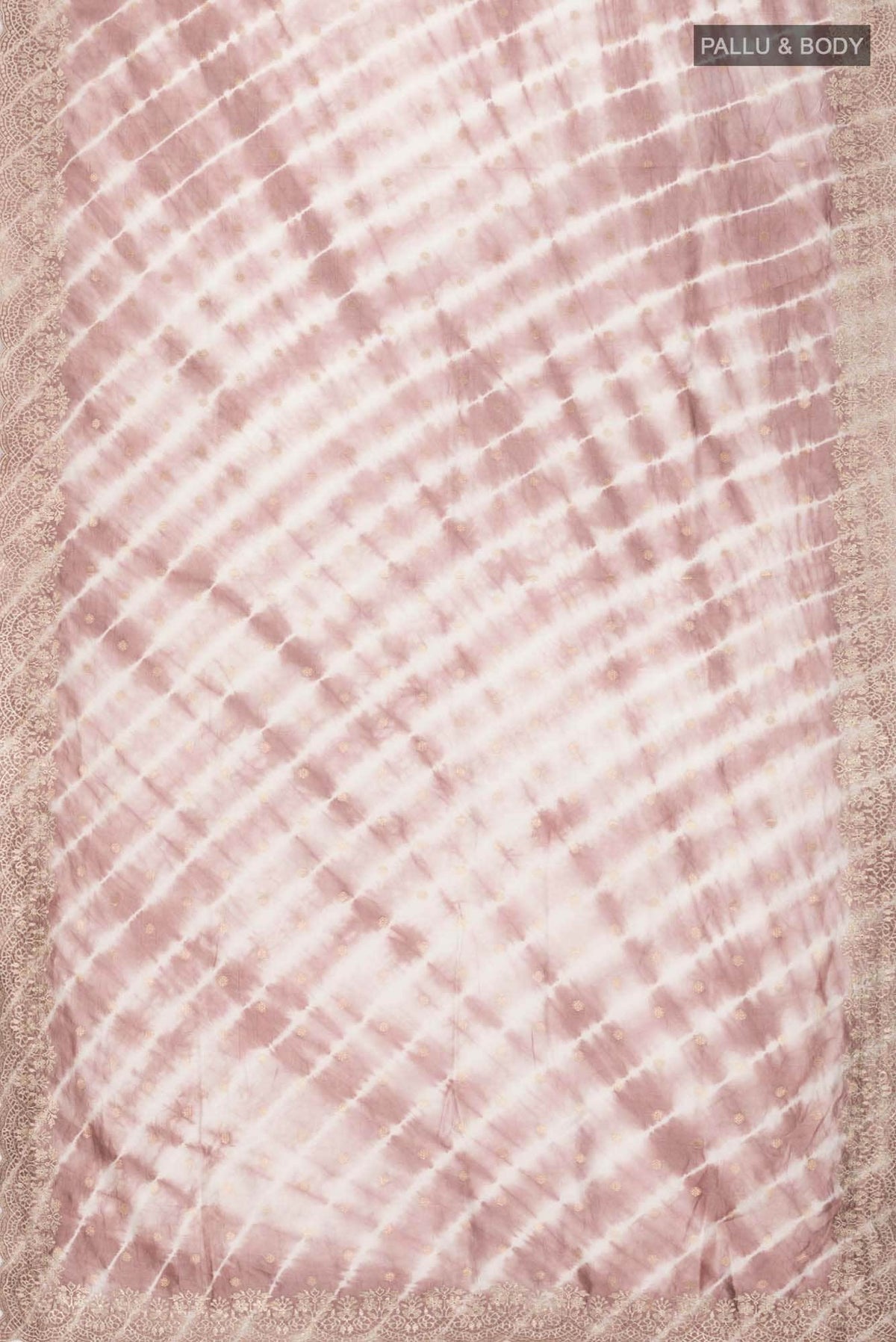 Mauve Bhagalpuri Tussar Silk Saree