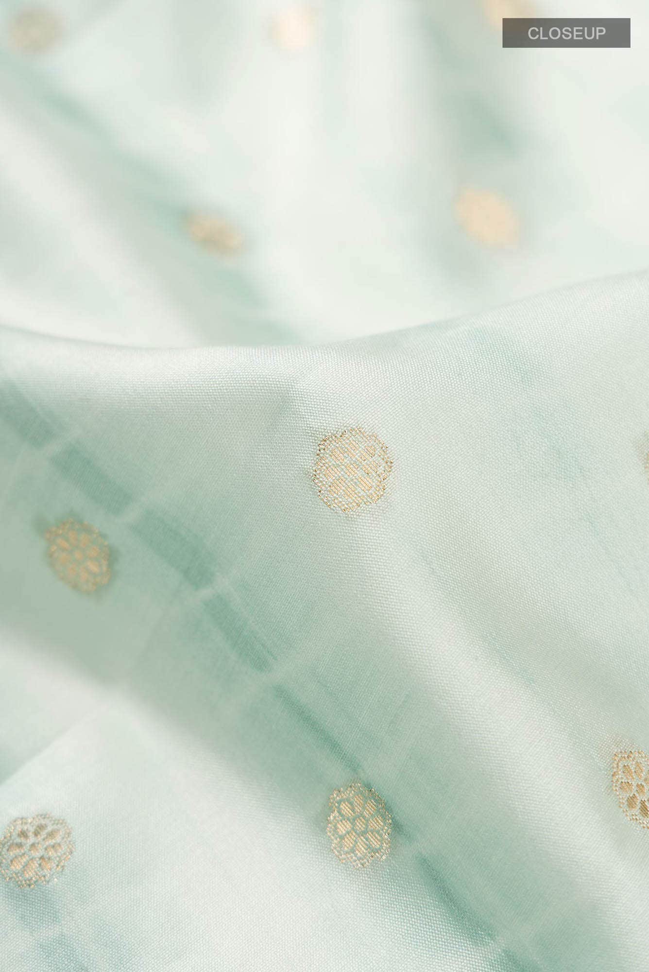 Light Green Bhagalpuri Tussar Silk Saree