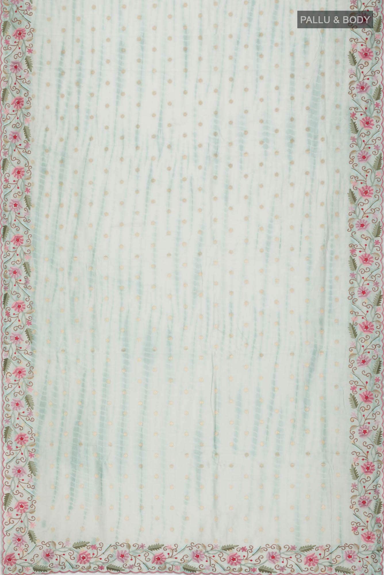 Light Green Bhagalpuri Tussar Silk Saree