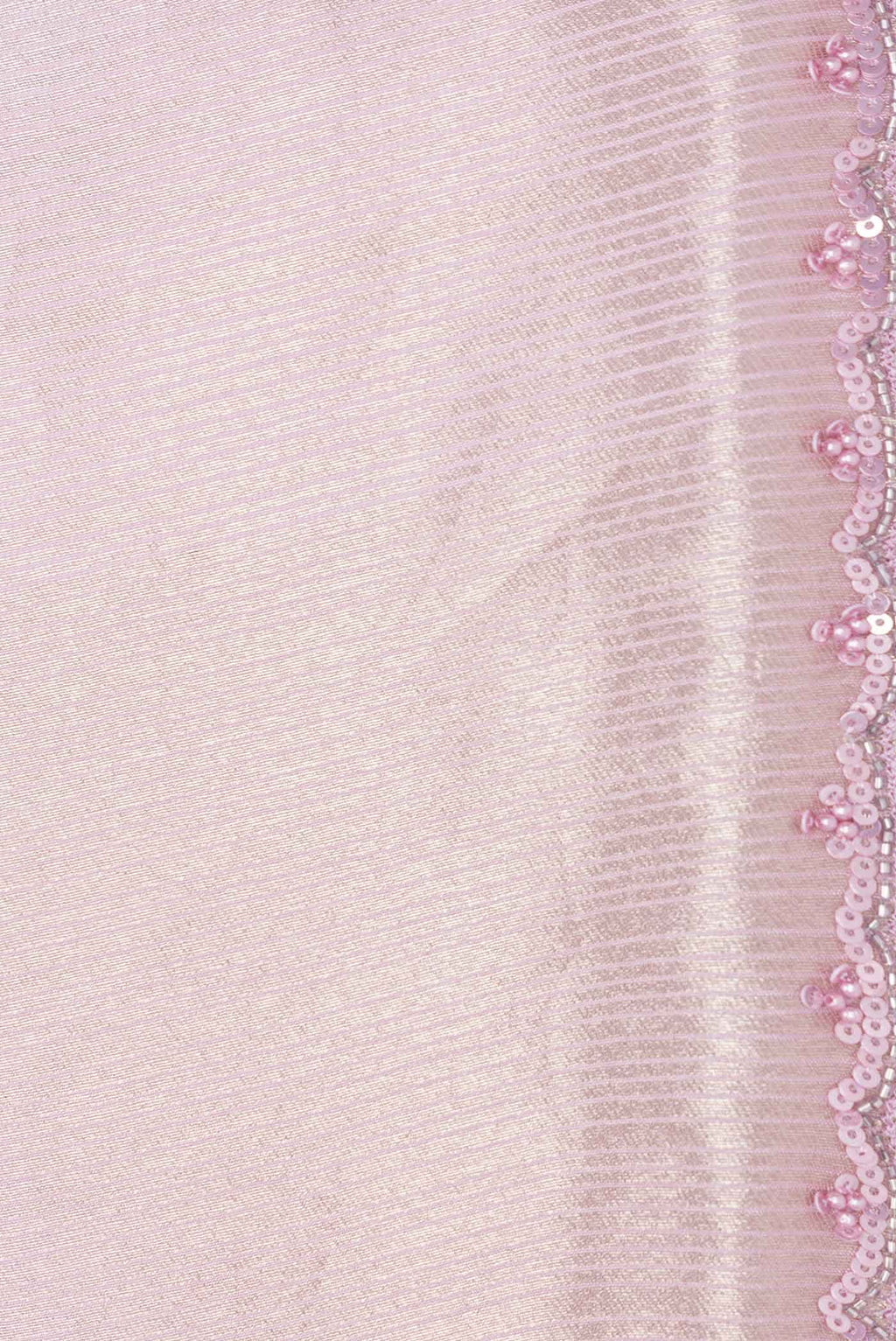 Pink Dual Tone Blended Organza Silk Saree