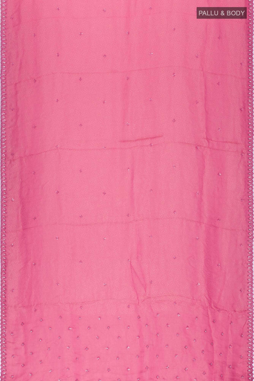 Coral Blended Crepe Saree