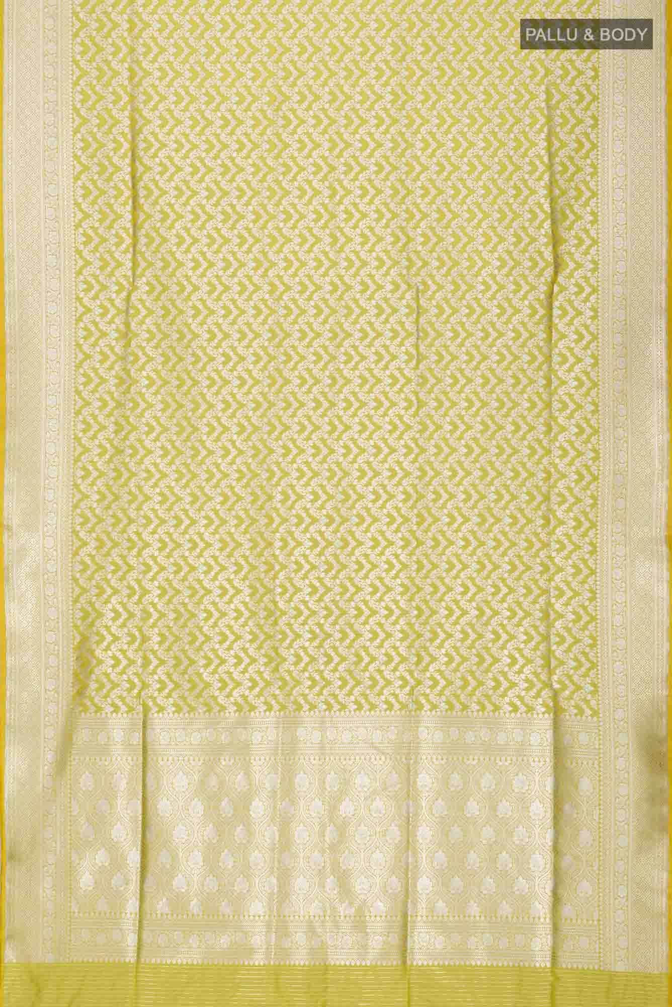 Green Blended Banarasi Silk Saree