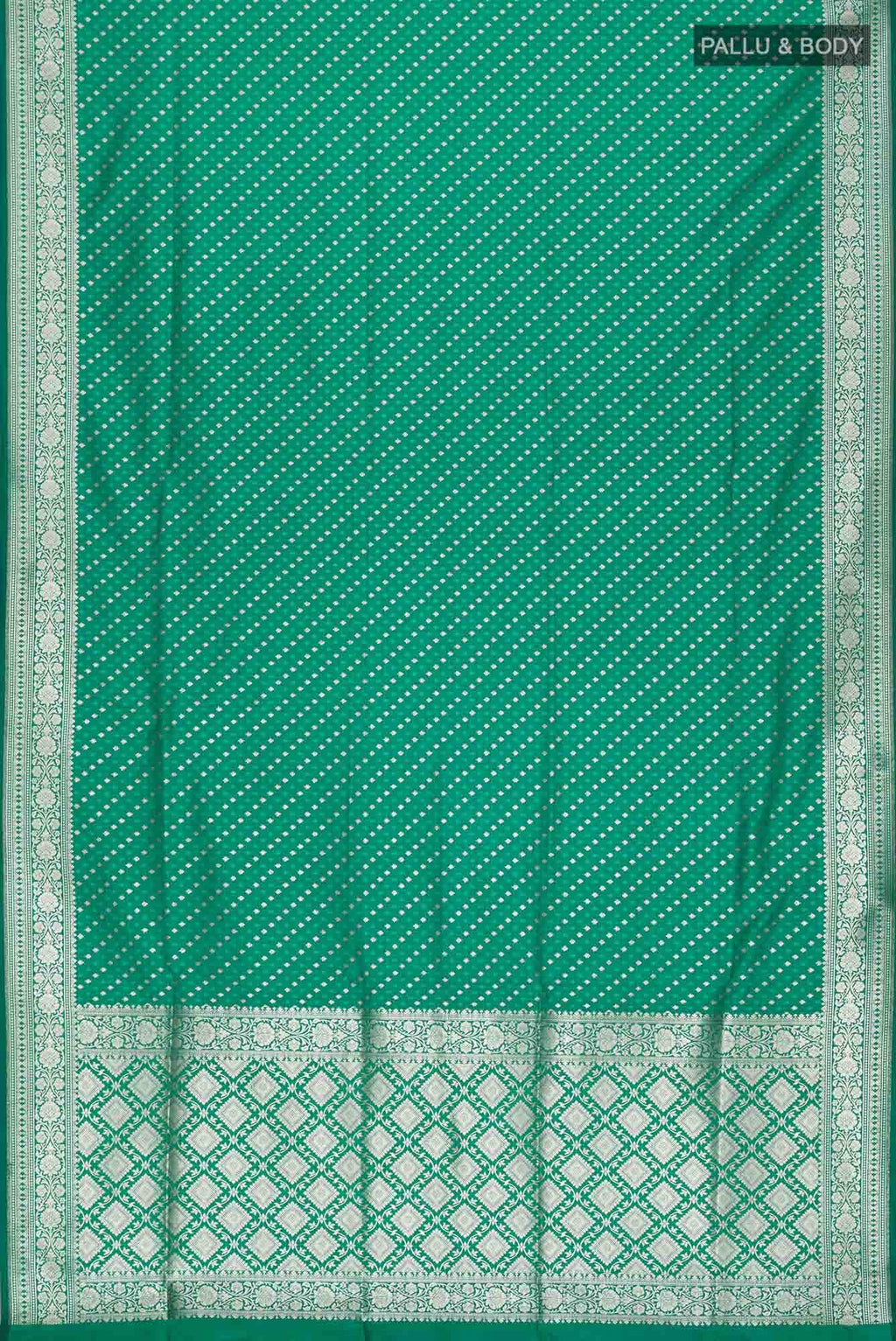 Green Blended Banarasi Silk Saree