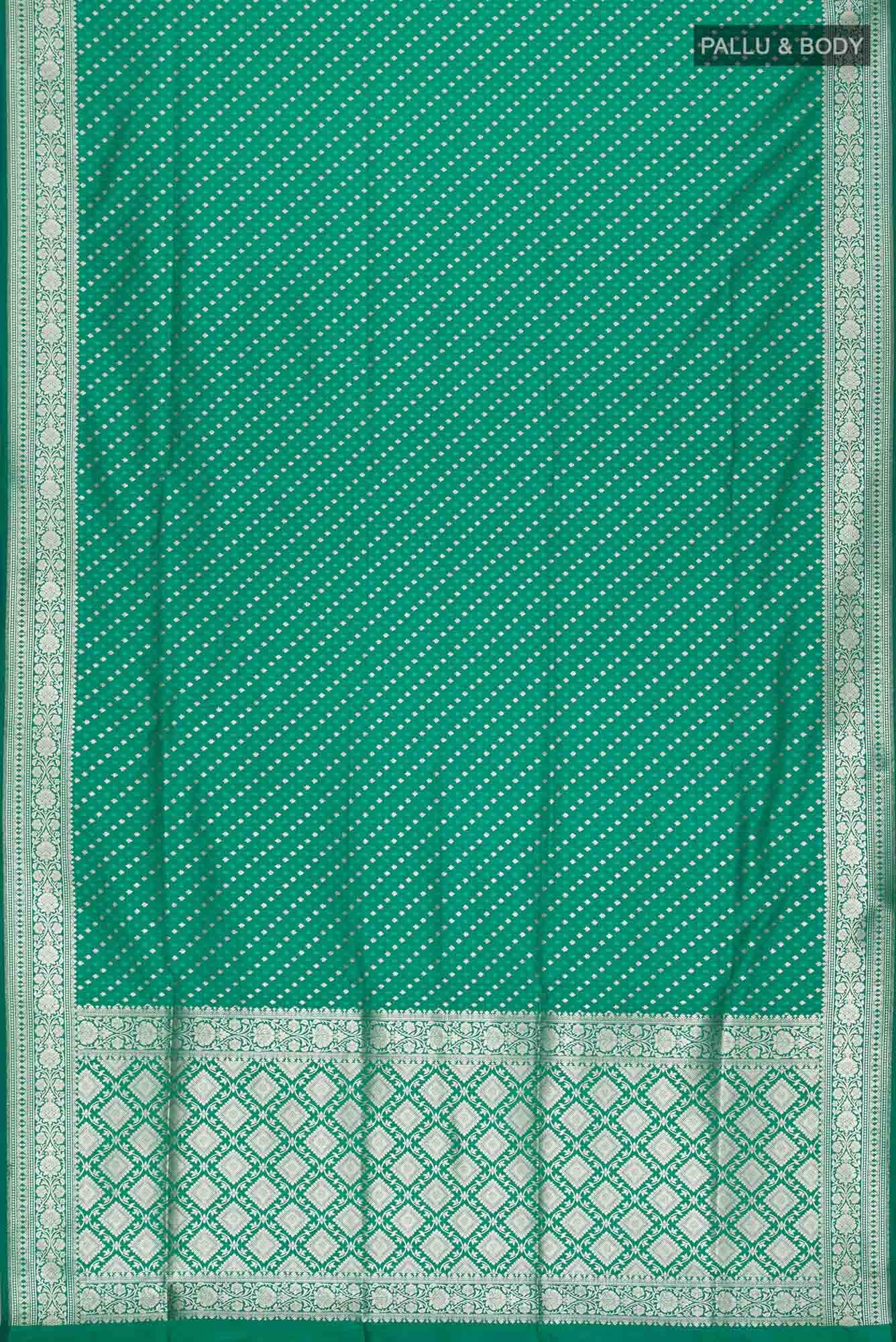 Green Blended Banarasi Silk Saree